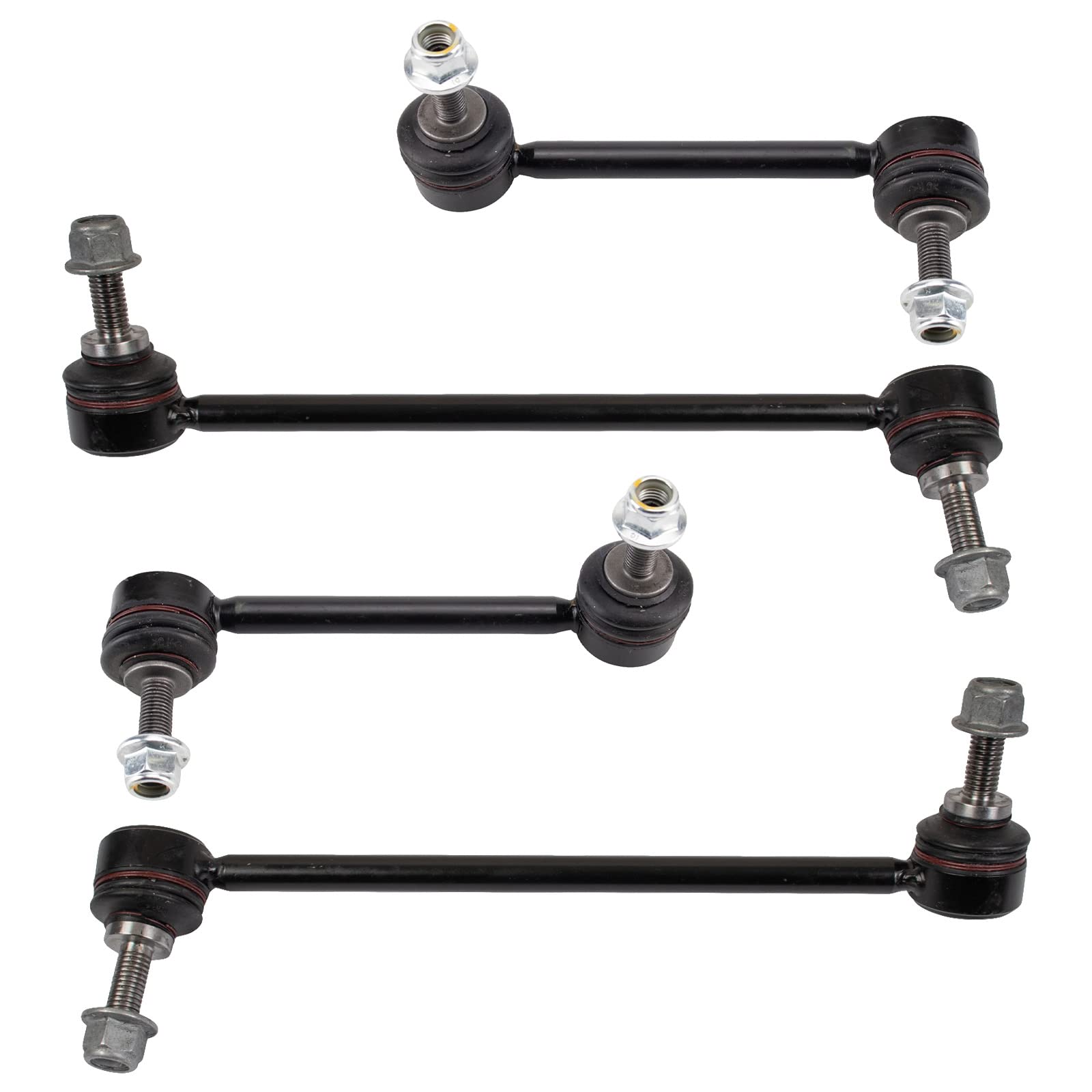 Trq Front & Rear Sway Bar Stabilizer Link Set Compatible With 2017-2023 Tesla 3 2020-2023 Y
