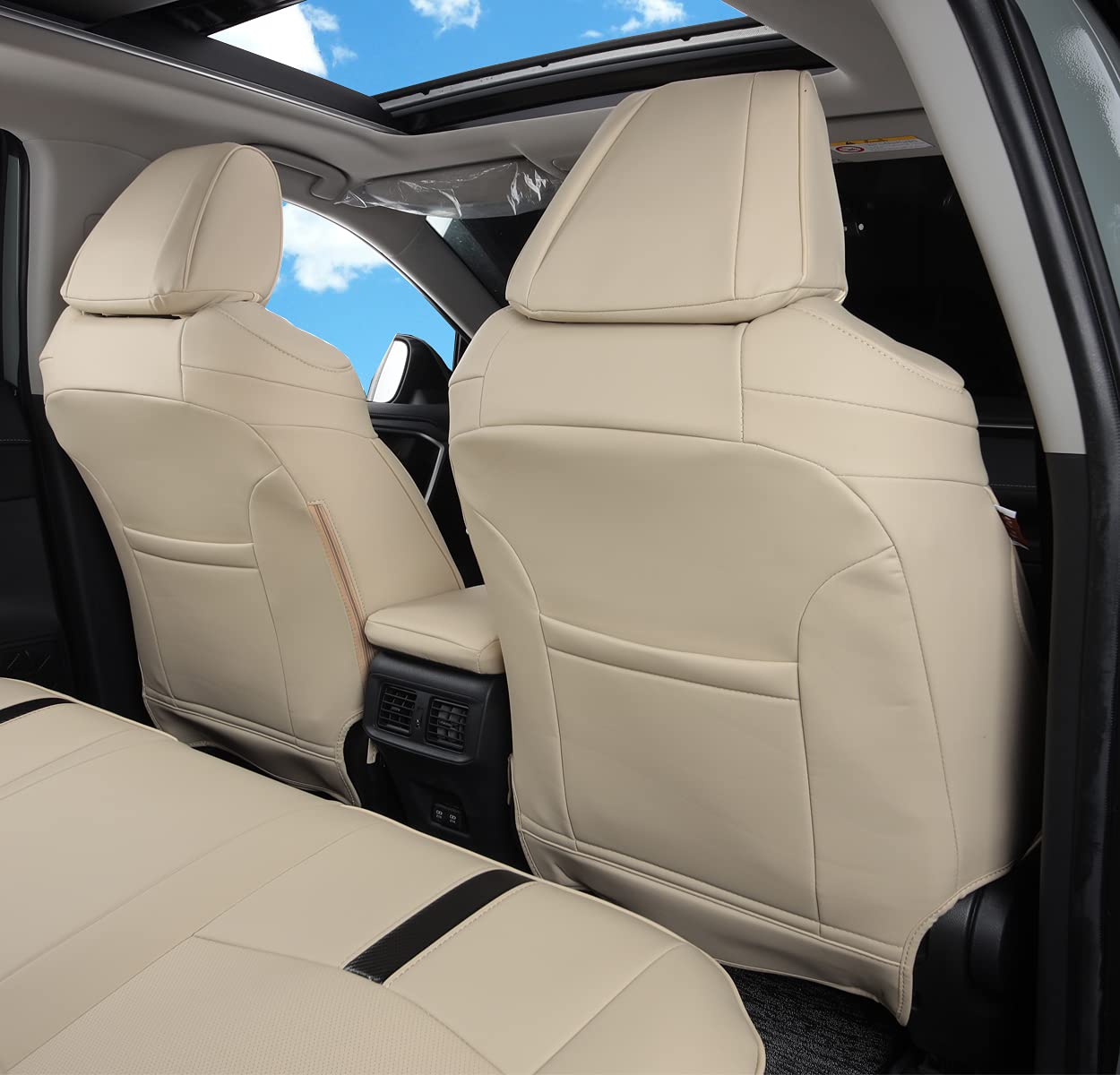 Luluda Custom Fit Rav4 Car Seat Covers Fit For 2019 2020 2021 2022 2023 2024 2025 Toyota Rav4 Le Limited Xle Hybrid With Waterpr