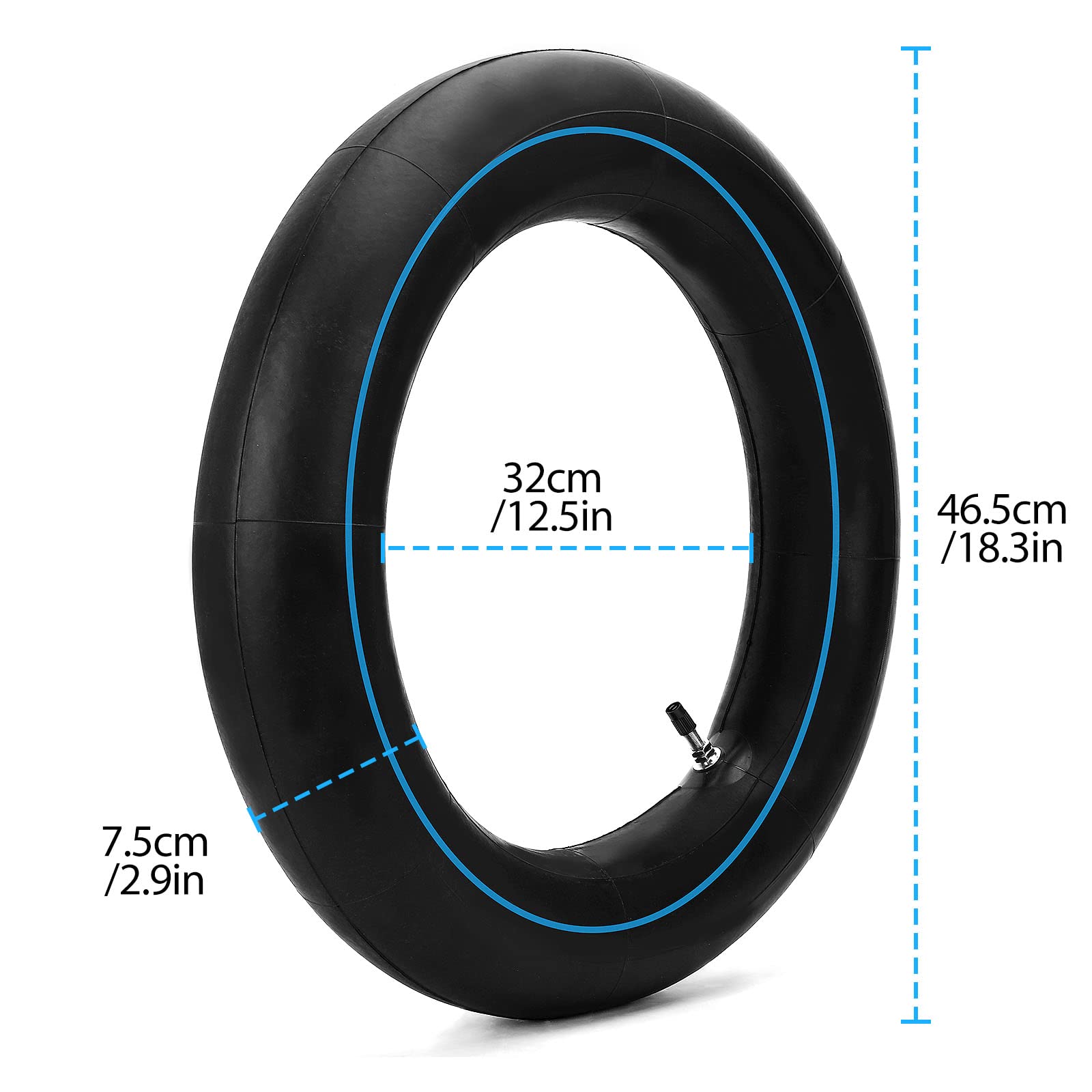 New Olym 3.00-12 (80/100-12) 12'' Heavy Duty Mini Dirt Bike Inner Tube With Tr4 Valve Stem Straight For 70Cc 90Cc 110Cc 125Cc Cr