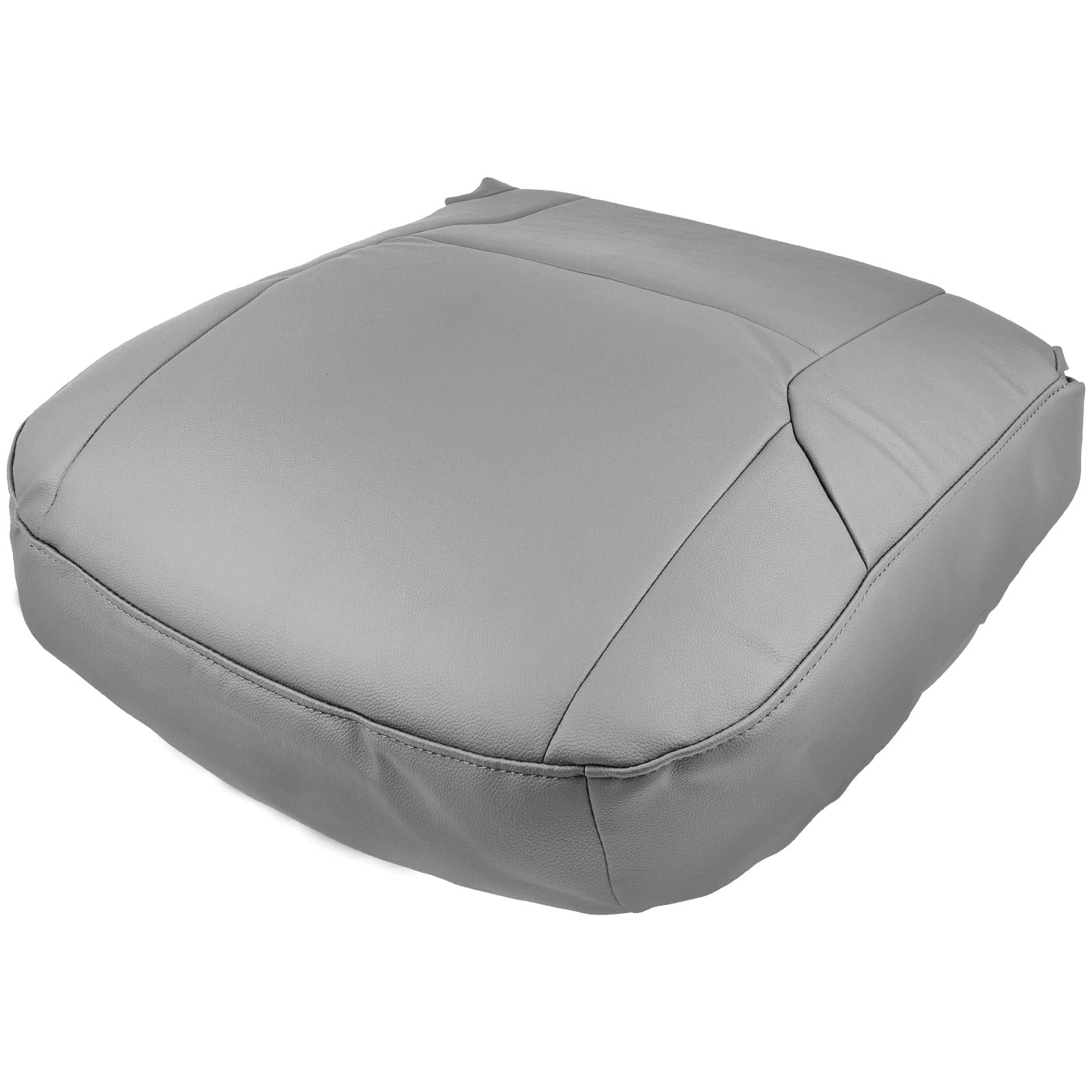 A-Premium Med Gray Leather Car Seat Cover Protector For Front Left Seat Bottoms Compatible With Toyota 4Runner 2003 2004 2005 20