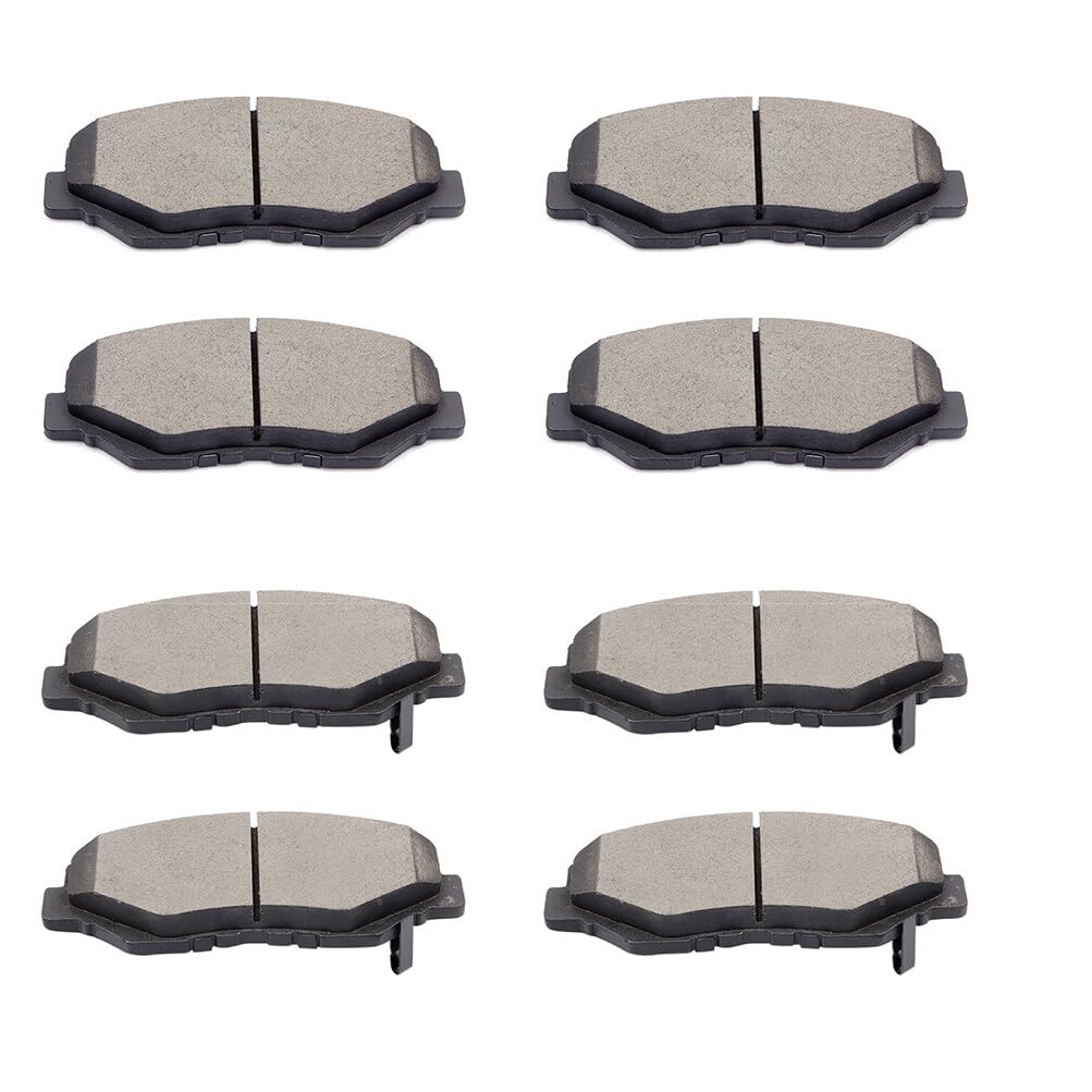 Scitoo D537 D914 Front Rear Ceramic Brake Pads Sets Fit For Acura Ilx 2013-2015,For Honda Civic 2012-2015,For Honda For Accord 2
