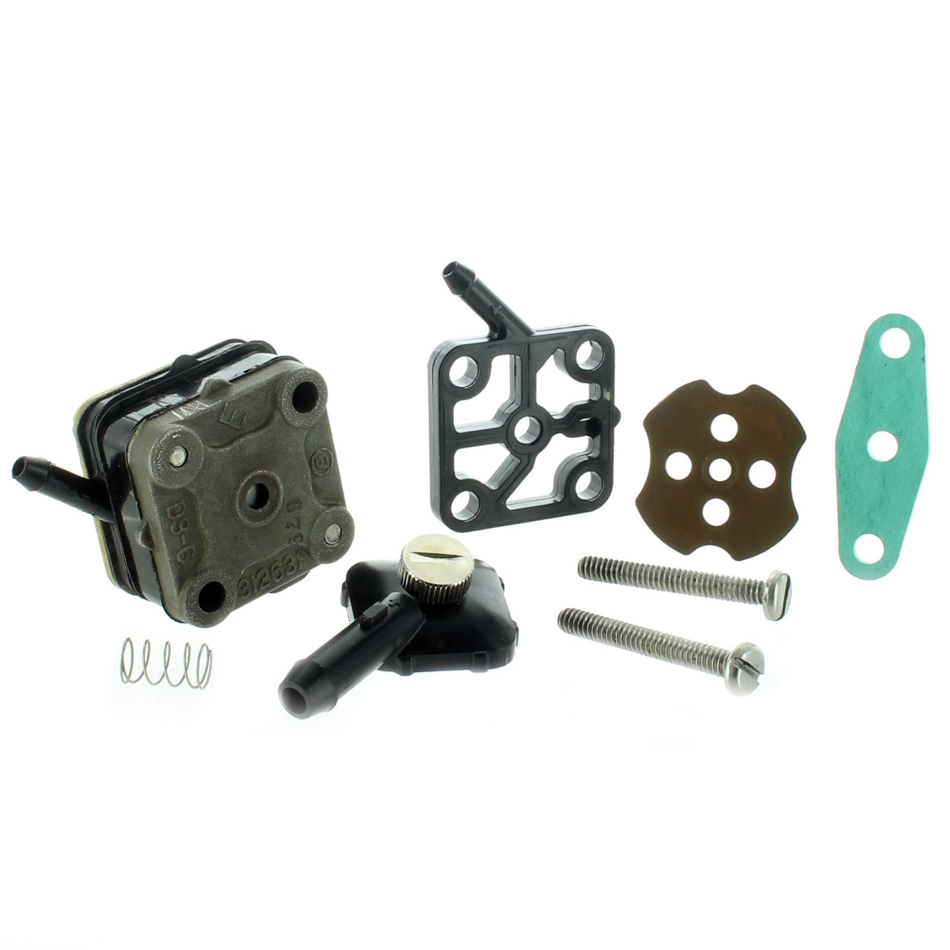Johnson Evinrude Omc New Oem Fuel Pump Rebuild Kit, 0777754, 0393088