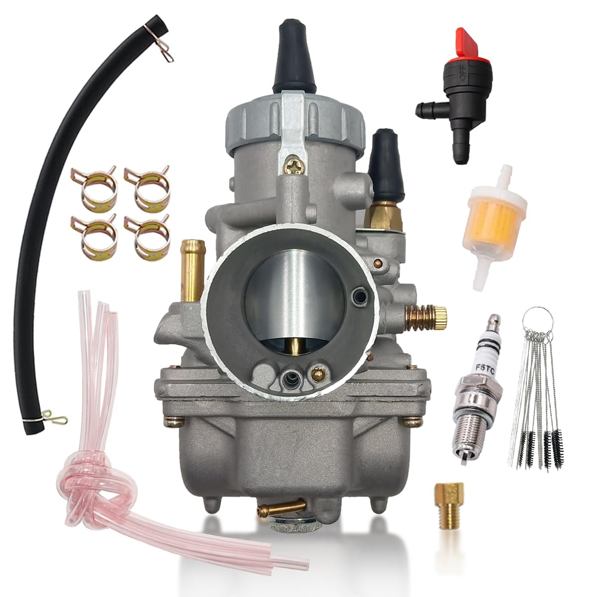 2-Stroke Carburetor Fits for Polaris Trail Blazer 400, Polaris Xplorer 250 400 400L 4x4, Polaris Sport 400 400L, Polaris Scrambl