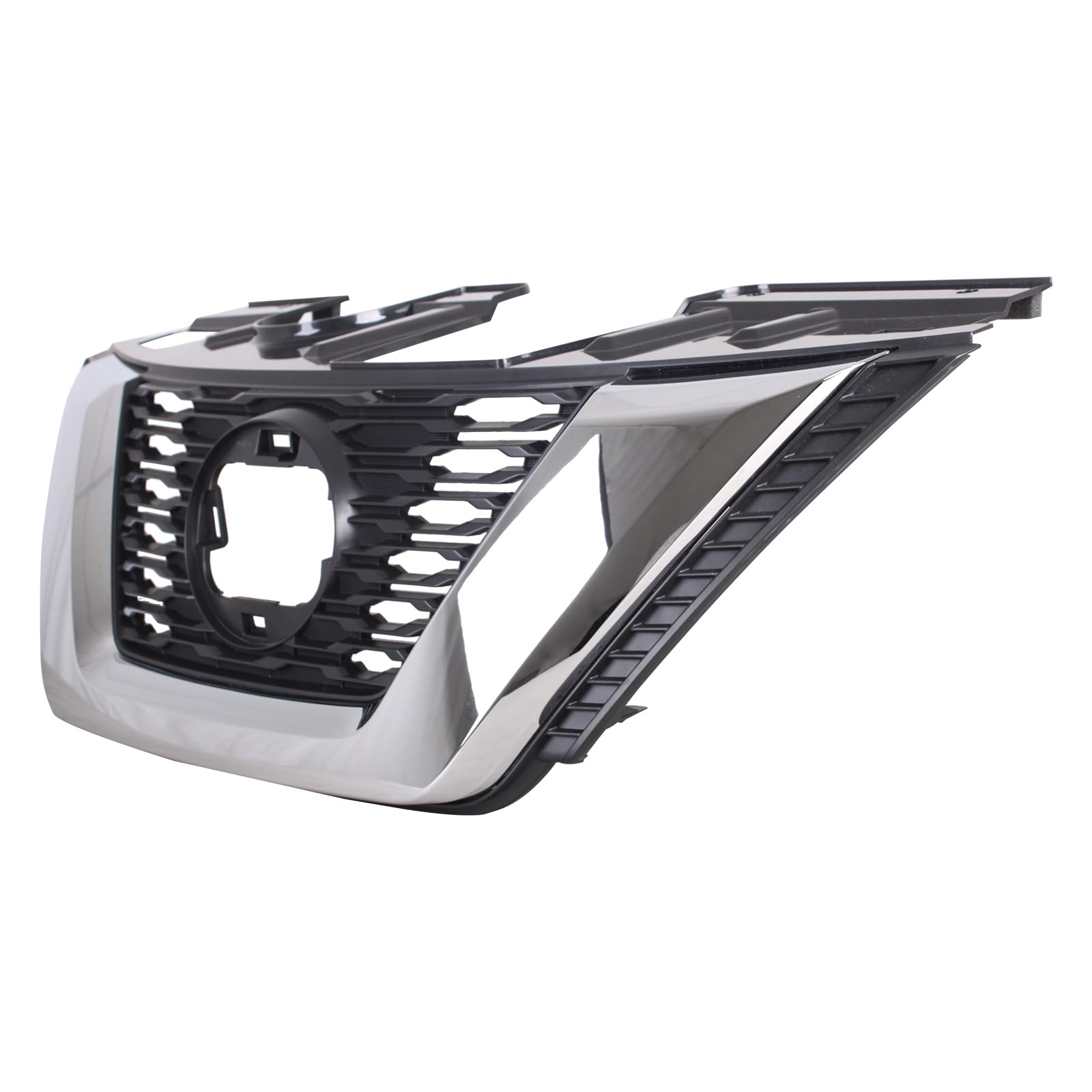 TYG (CAPA QUALITY) Chrome Front Grille Compatible with 2018-2020 Nissan Rogue, ABS OEM Replacement Bumper Grill for NI1200291 62