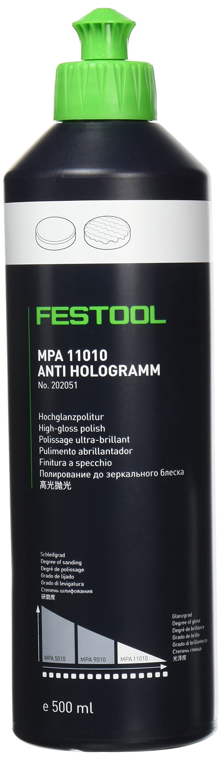 Festool 202051 MPA 11010 WH/0.5L Polishing Compound