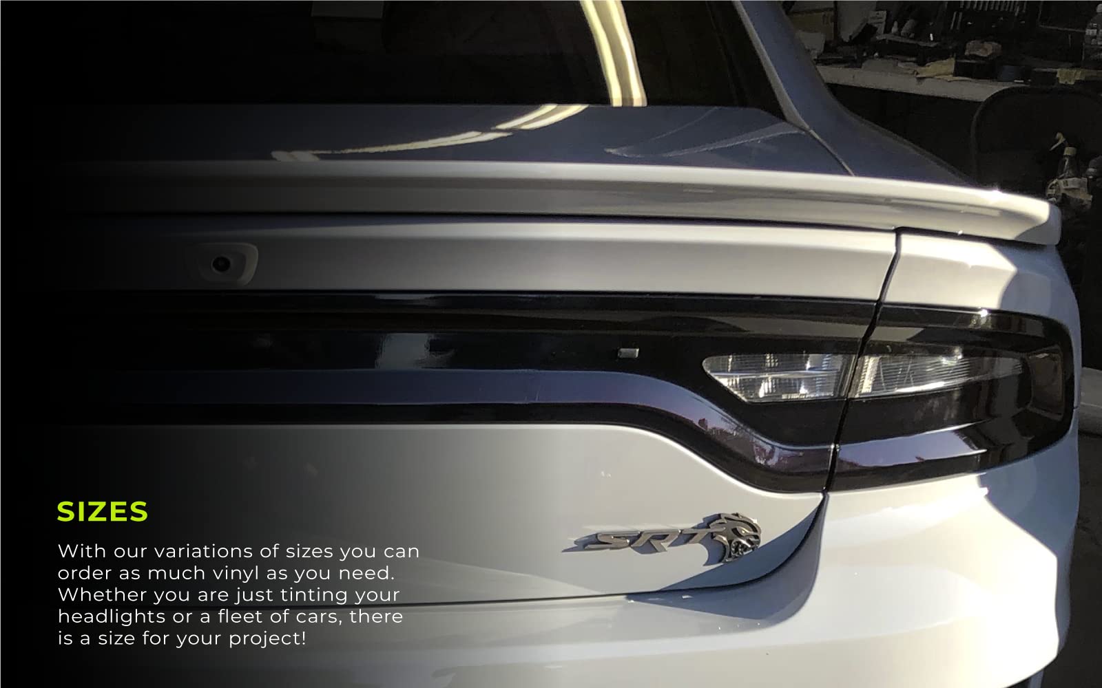 Vvivid Air-Tint Dark Black Headlight Taillight Tint Air-Release Vinyl Wrap Film Roll (60 Inch X 48 Inch)