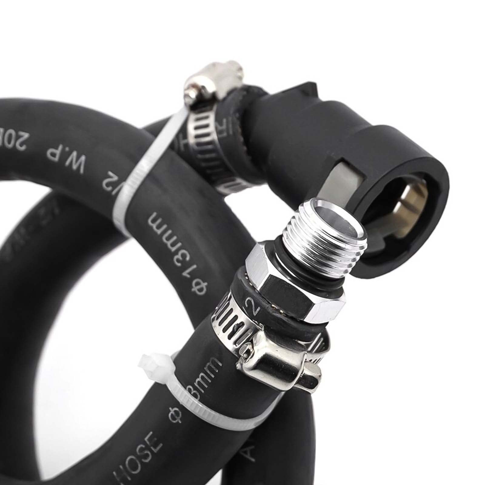 350Ml Aluminum Oil Catch Can Polished Oil Separator Tank Compatible With Ford F150 2.7Eb 3.5Eb 5.0L Passenger Side 2011-2021, Expedition 3.5L Ecoboost 2018-2021, Raptor 3.5L Ecoboost 2017-2021,Black