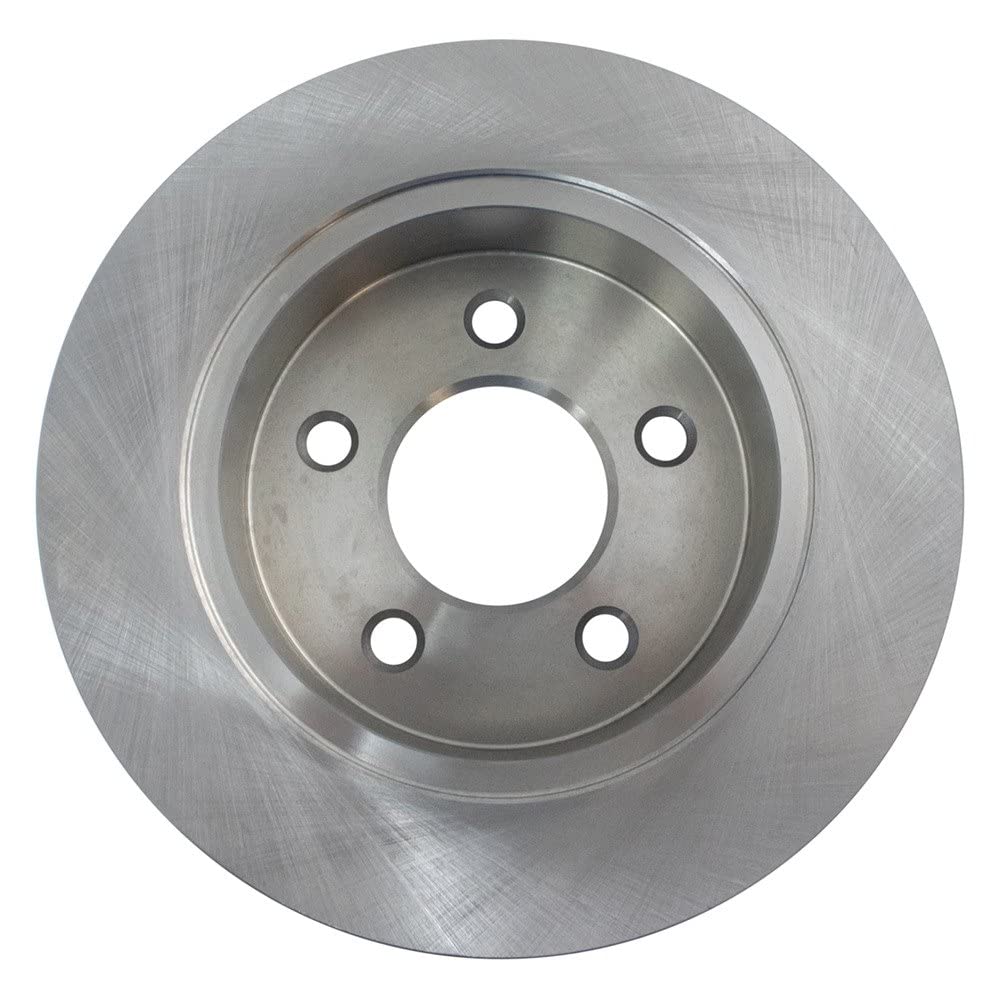 Trq Rear Brake Rotors Set Solid Compatible With 1994-2004 Ford Mustang