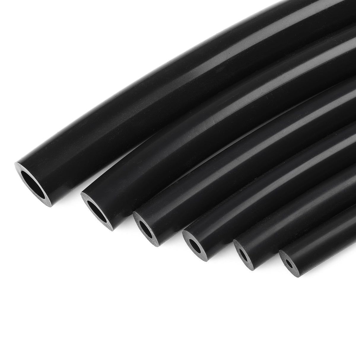 Ucreative 1/8'' 5/32'' 3/16'' 1/4'' 5/16'' 3/8'' High Performance Automotive Silicone Vacuum Tubing Hose Kit For Air And Water 6