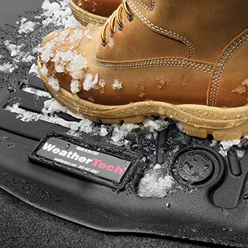 WeatherTech Custom Fit FloorLiners for Audi Q7-1st Row (441511), Black