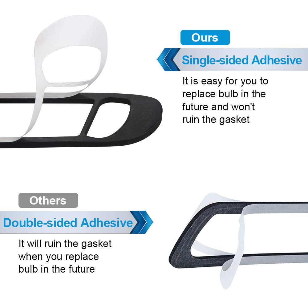 Mbuydiy 3Rd Third Brake Light Gasket Seal Compatible With 2007-2013 Chevy Silverado Gmc Sierra 1500 2500 High Mount Stop Lamp As