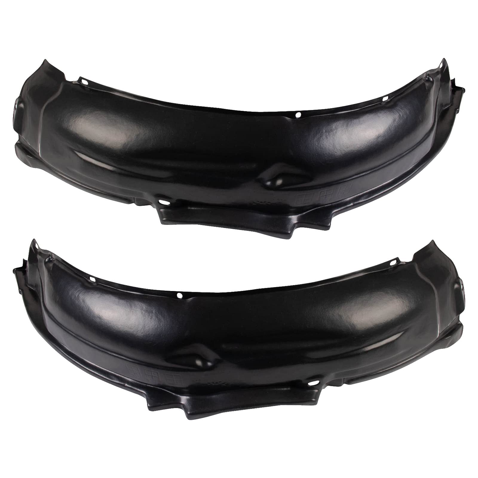 Trq Inner Fender Liner Set Compatible With 1993-2001 Subaru Impreza Su1248101 Su1249101