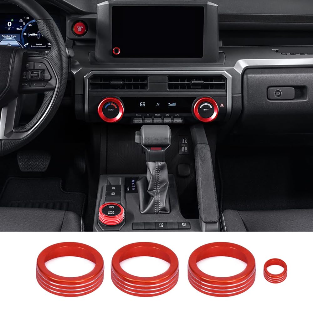 Kujooy For Toyota Tacoma 2024 2025 Sr Sr5, For 4Runner Sr Sr5 2025 W/8'' Display Interior Accessories Ac Center Consoles Control