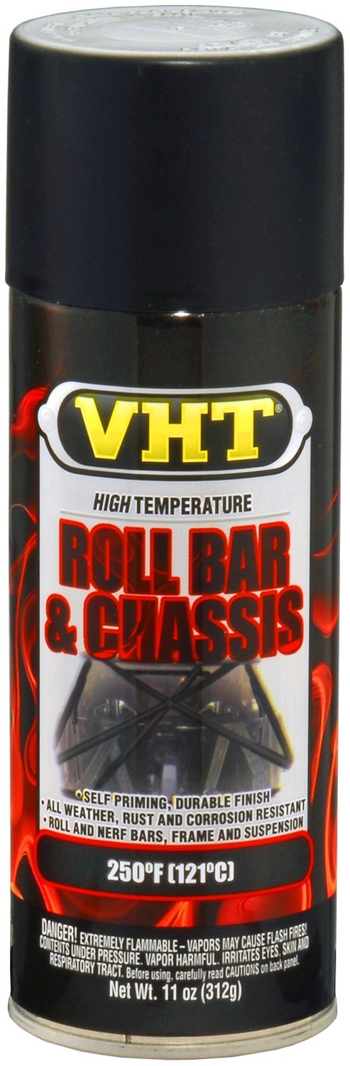 Vht Sp671 Roll Bar And Chassis Paint – Satin Black Spray Paint – 11 Oz Aerosol Can