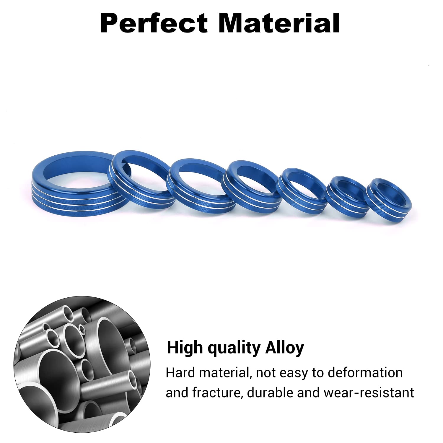 Jwwy Air Conditioner Headlight Switch Knob 4Wd Wheel Drive Trailer Gear Shift Switch Knob Cover For 2021-2025+ Ford Bronco Sport