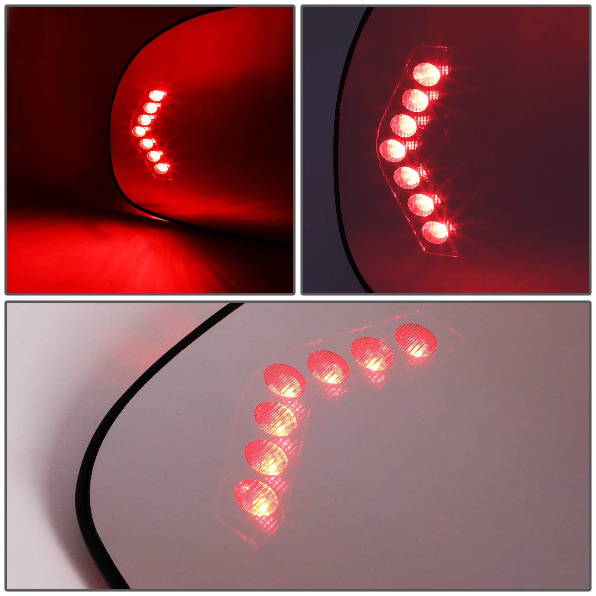 Dna Motoring Smp-060-L Factory Oe Style Left/Driver Side Door Rear View Mirror Glass W/Heater+Led Turn Signal [Compatible With 0