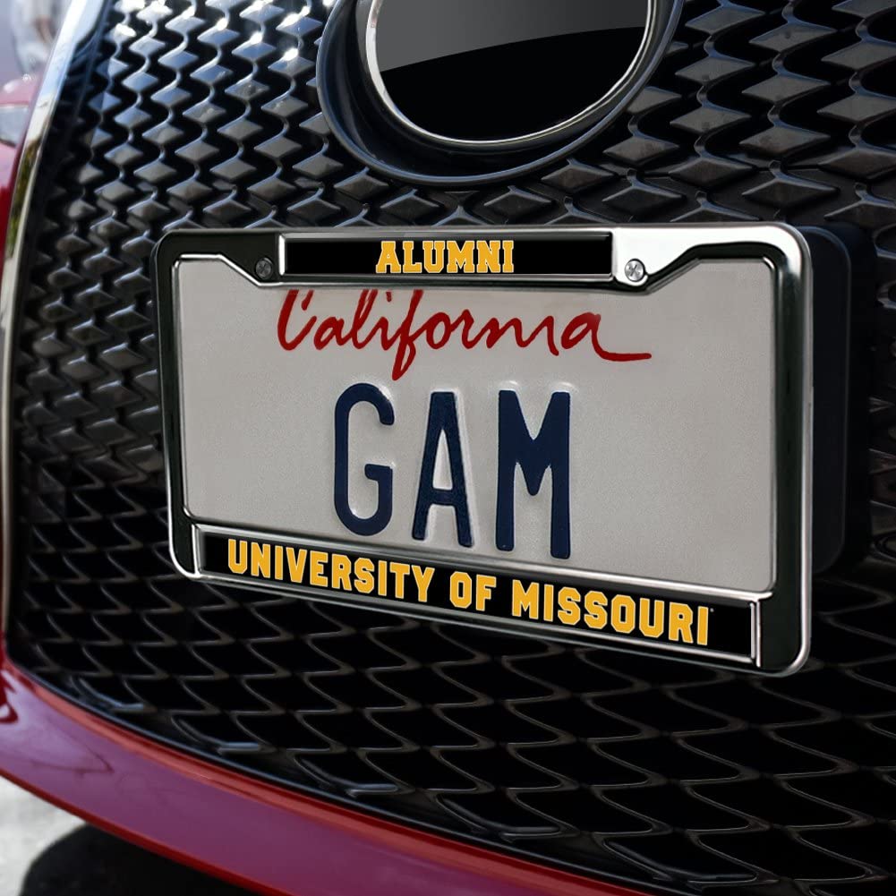 GRAPHICS & MORE Metal License Plate Frame - University of Missouri Alumni, Full Size, Standard, One Size