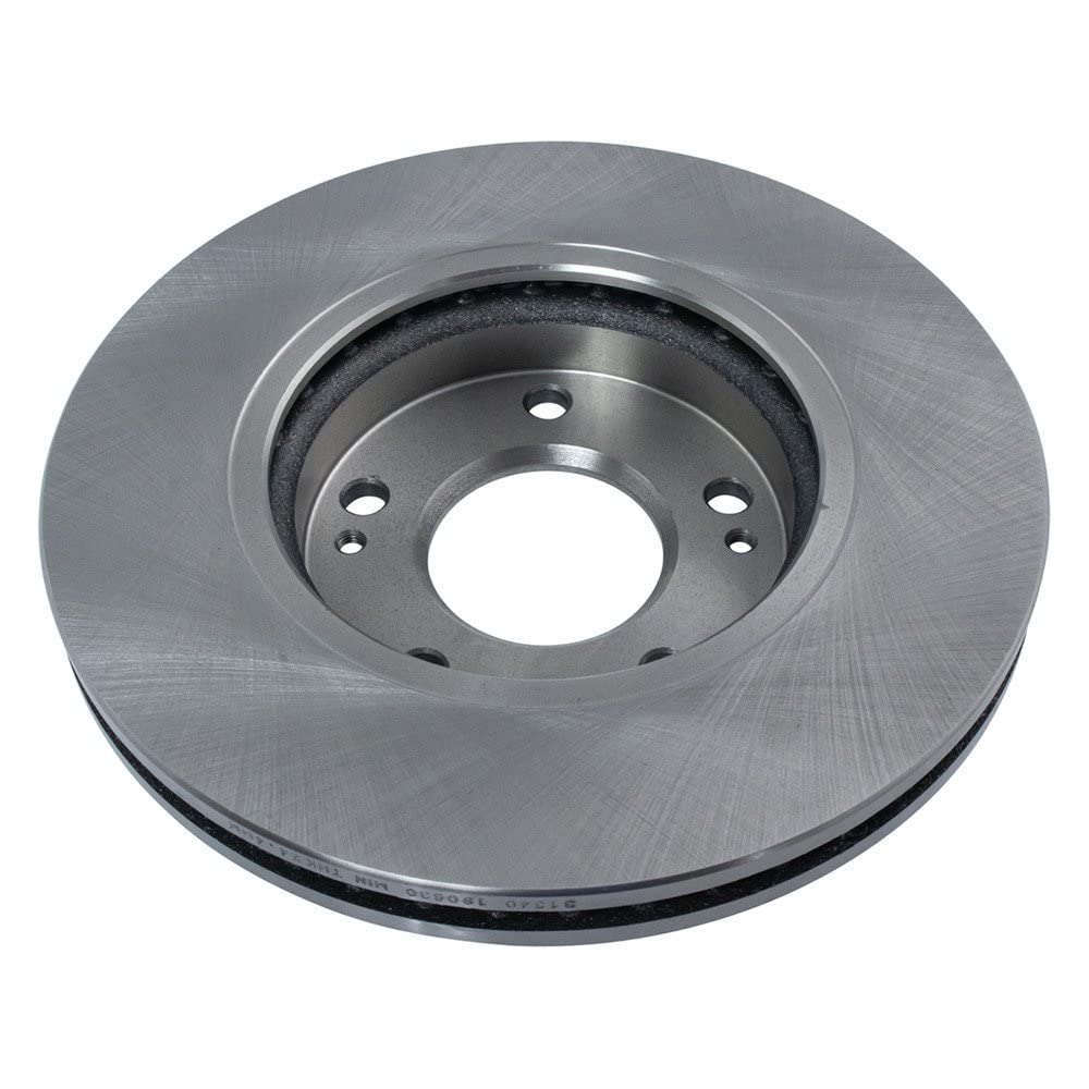 Trq Front Brake Rotors Set Vented Compatible With 2001-2006 Hyundai Santa Fe