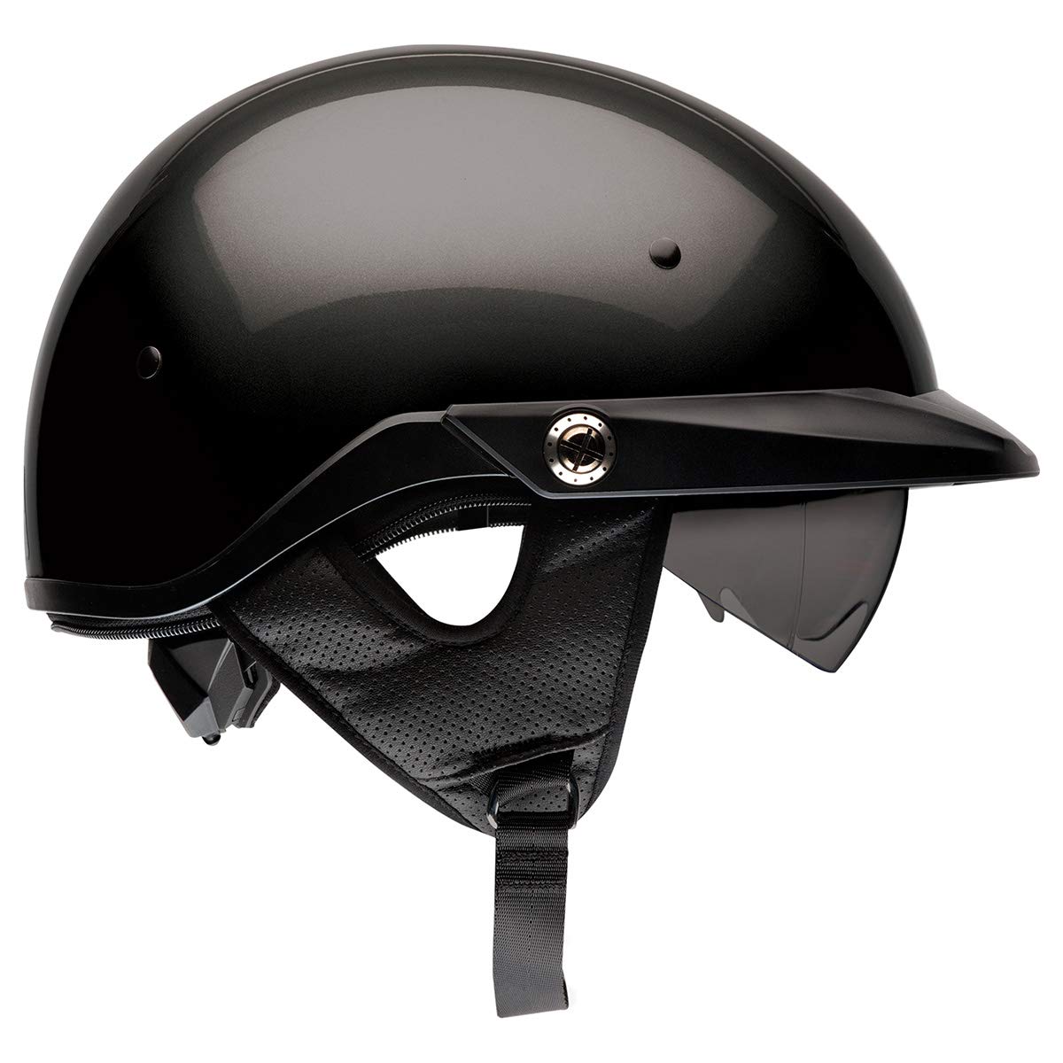 Bell Pit Boss Half Helmet (Gloss Black - Medium)