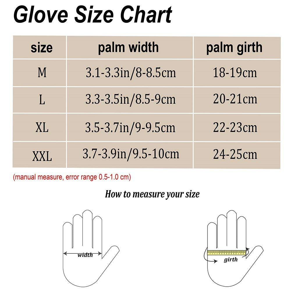 Ilm Alloy Steel Touchscreen Bicycle Motorcycle Motorbike Powersports Racing Gloves (Xxl, Black) Model 10C