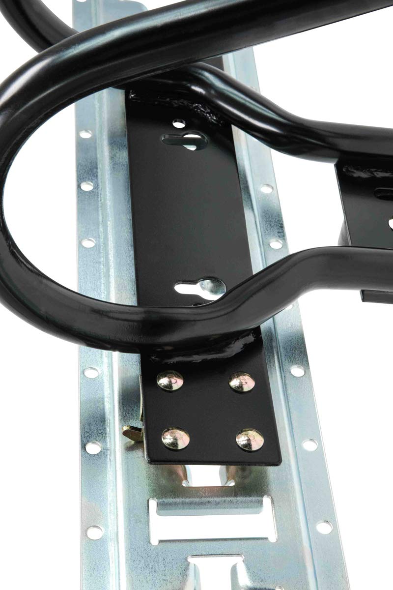 Mytee Products 14 Pc Motorcycle Kit - 2 E-Track Motorcycle Wheel Chock, 2 Motorcycle Handle Bar Straps (Pair), 4 E-Track D Ring,