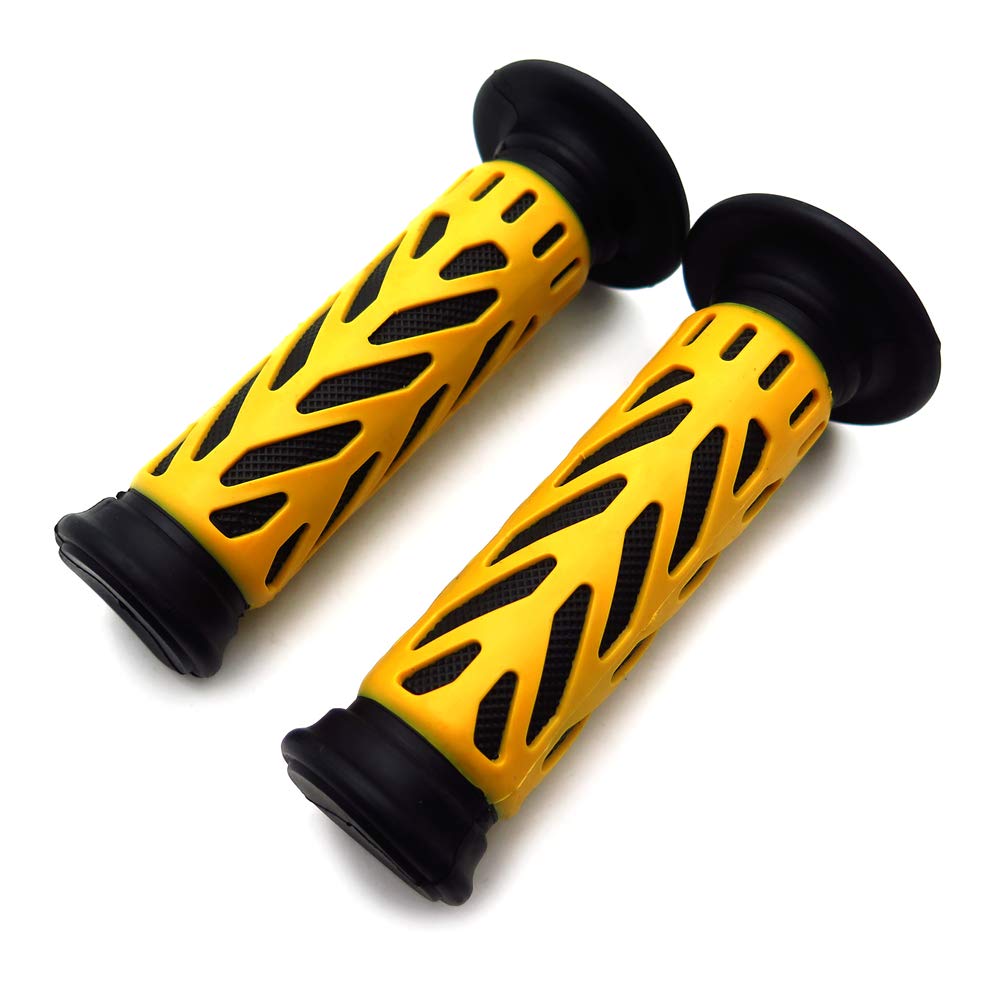Atv Watercraft Web Gel Style H Grips Yellow Compatible With Atv Quad Bombardier Jet Ski Atv Recon Rincon Brute Force Prairie Atv