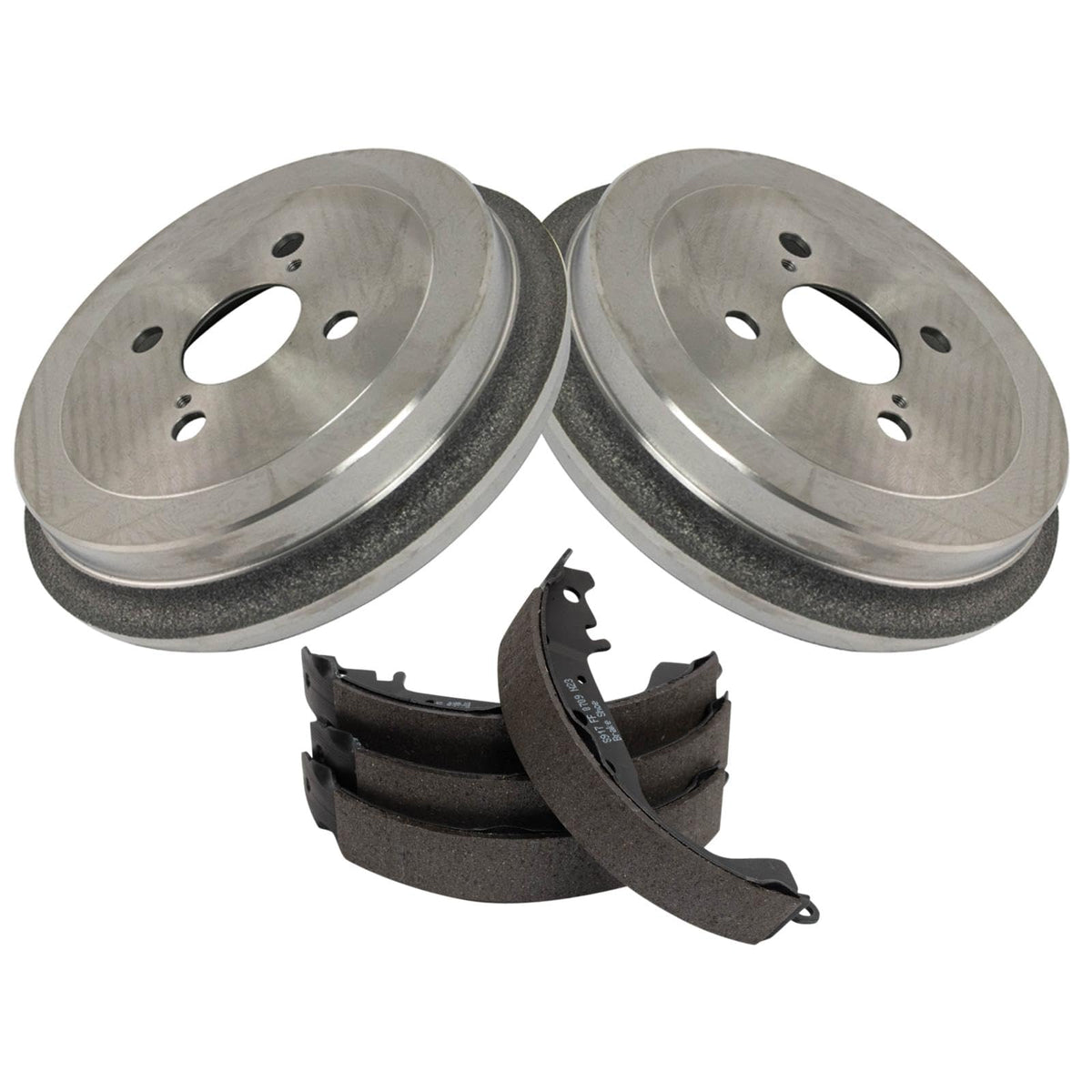 TRQ Rear Brake Kit Drum & Shoe Set for 2007-2018 Toyota Yaris