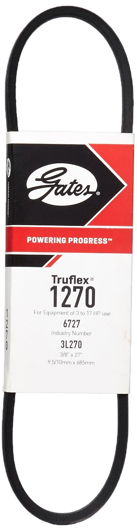 Gates 1270 Truflex FHP Low HorsePower VBelt