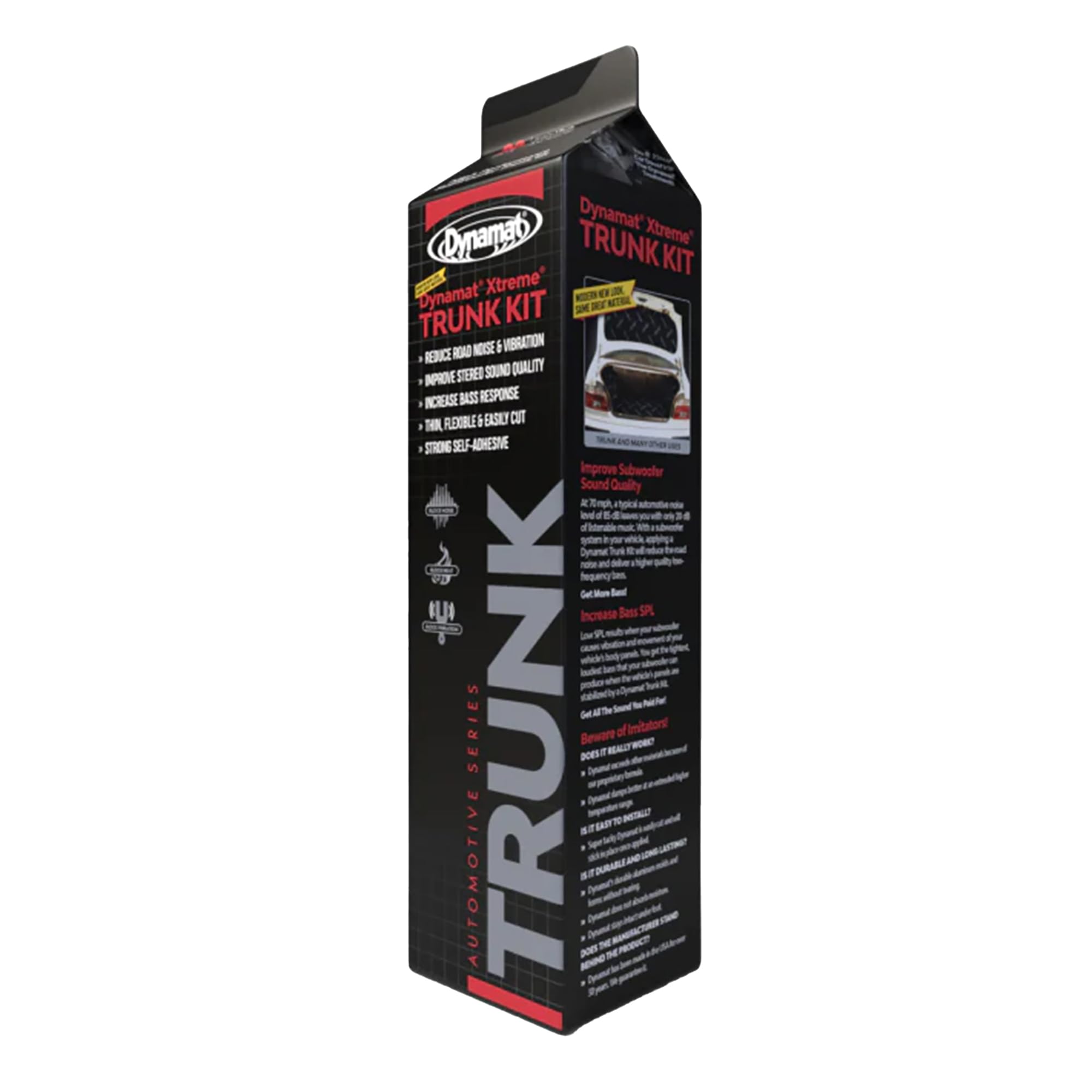 DYNAMAT Xtreme Sound Deadening Car Insulation Trunk Kit - Pre Cut Noise Dampening Kit for Trunk to help Your Subwoofer Perform -