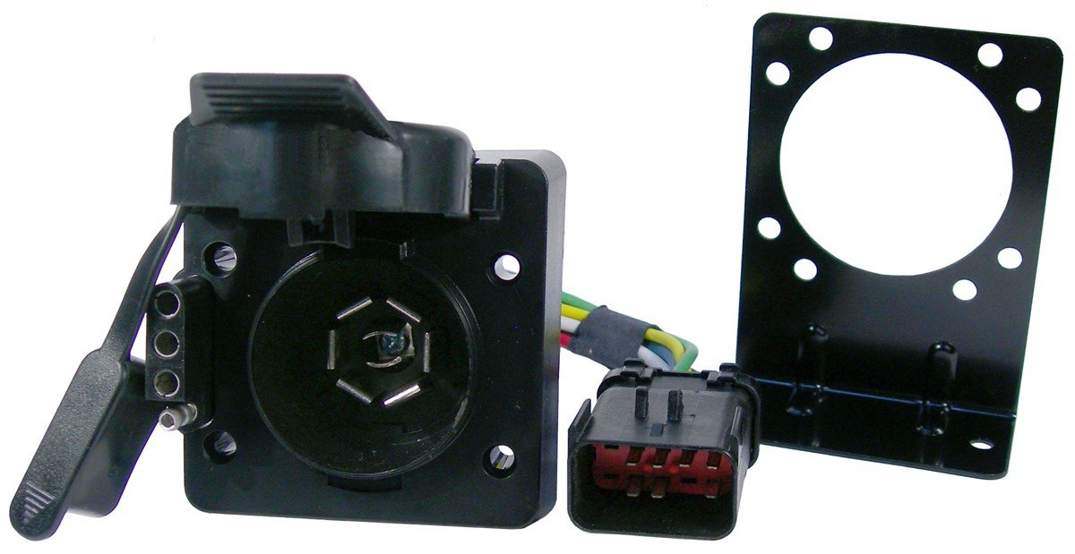 Hopkins 42145 Flat MultiTow Trailer Connector for Ram Wrangler Aspen
