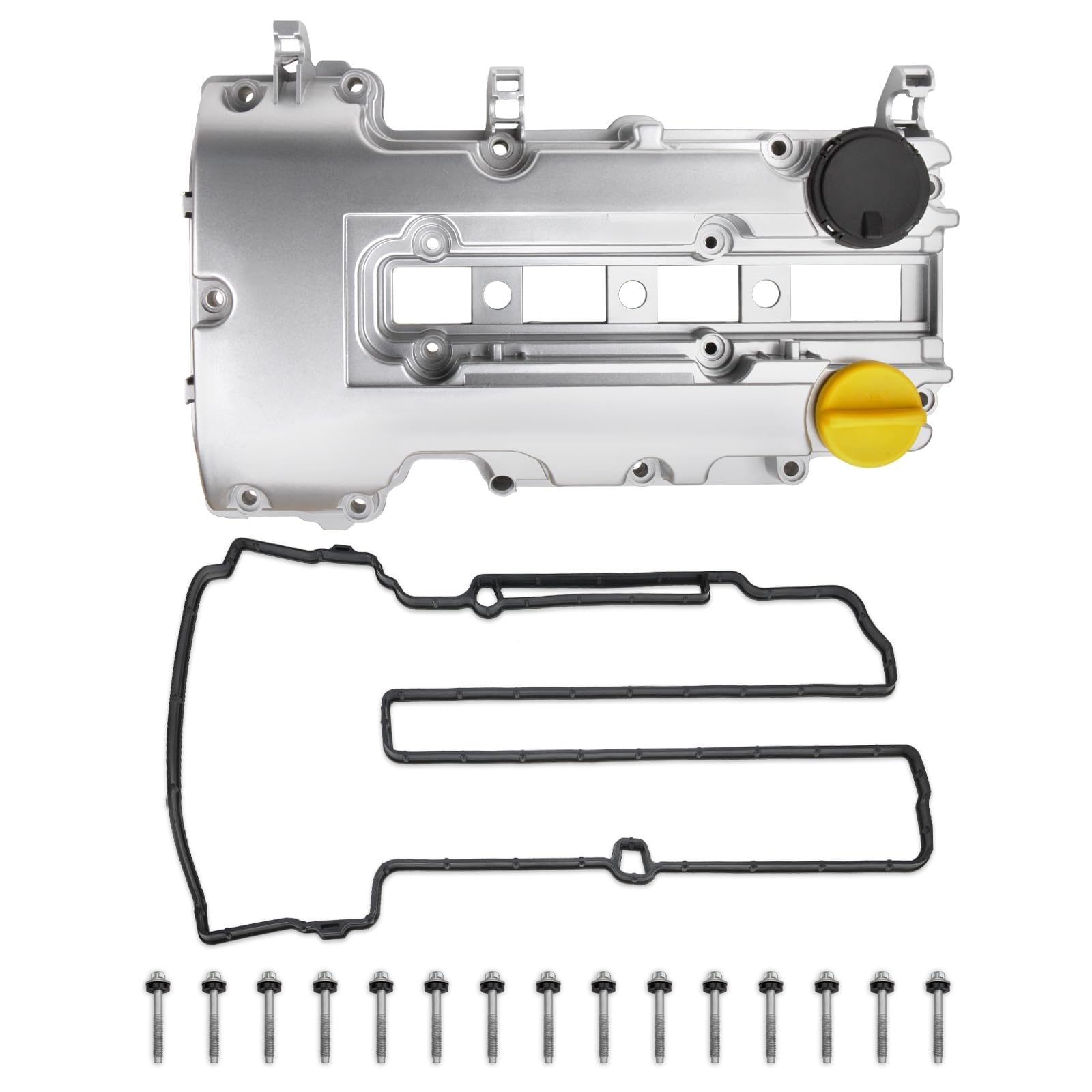 Mitzone Upgrade Aluminum Valve Covers Compatible With Chevrolet Cruze Sonic Trax Volt Buick Encore Cadillac Elr 2011-2019 1.4L W