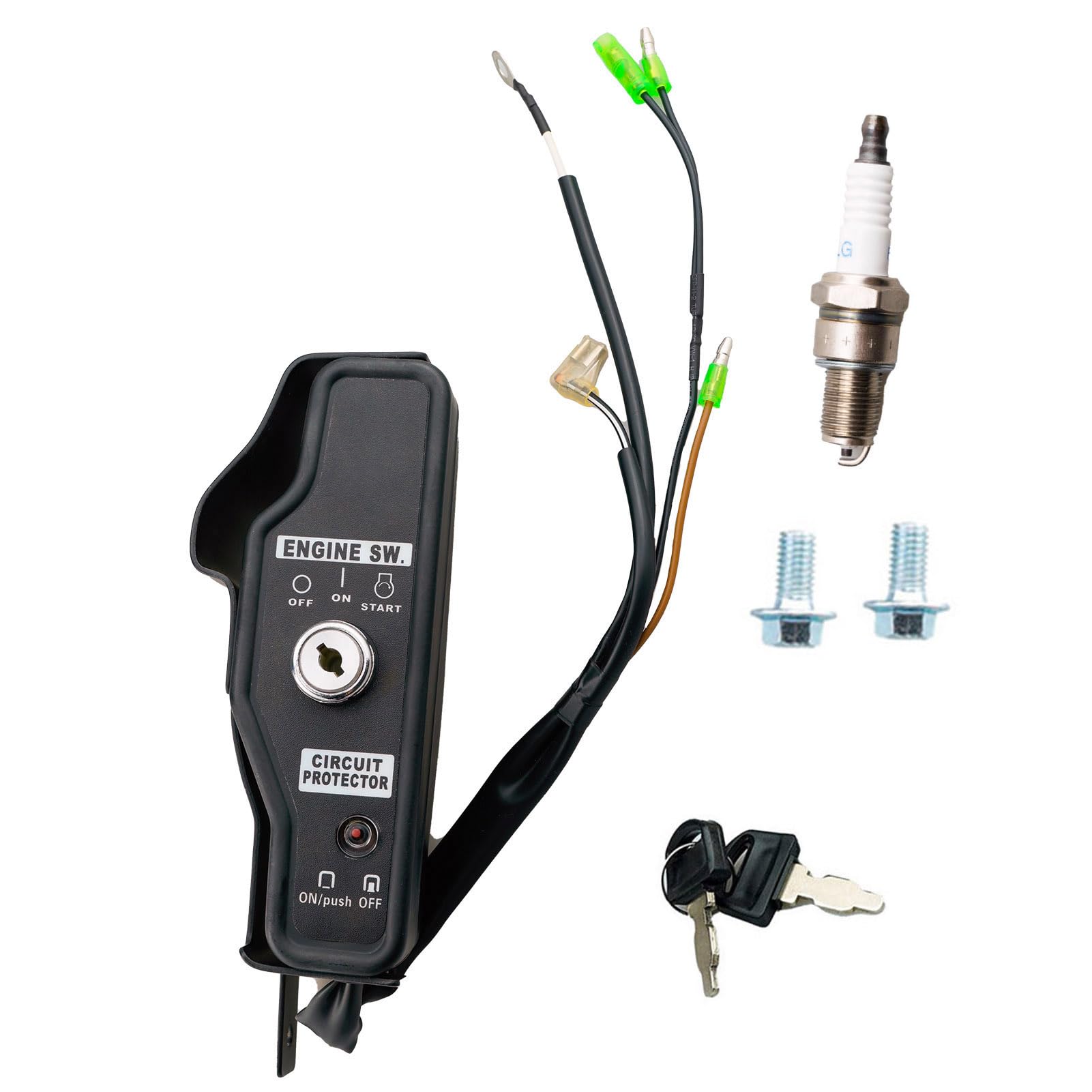 HZ Ignition Switch Control Box Compatible with Harbor Freight Predator 420cc Engine and Power Equipment