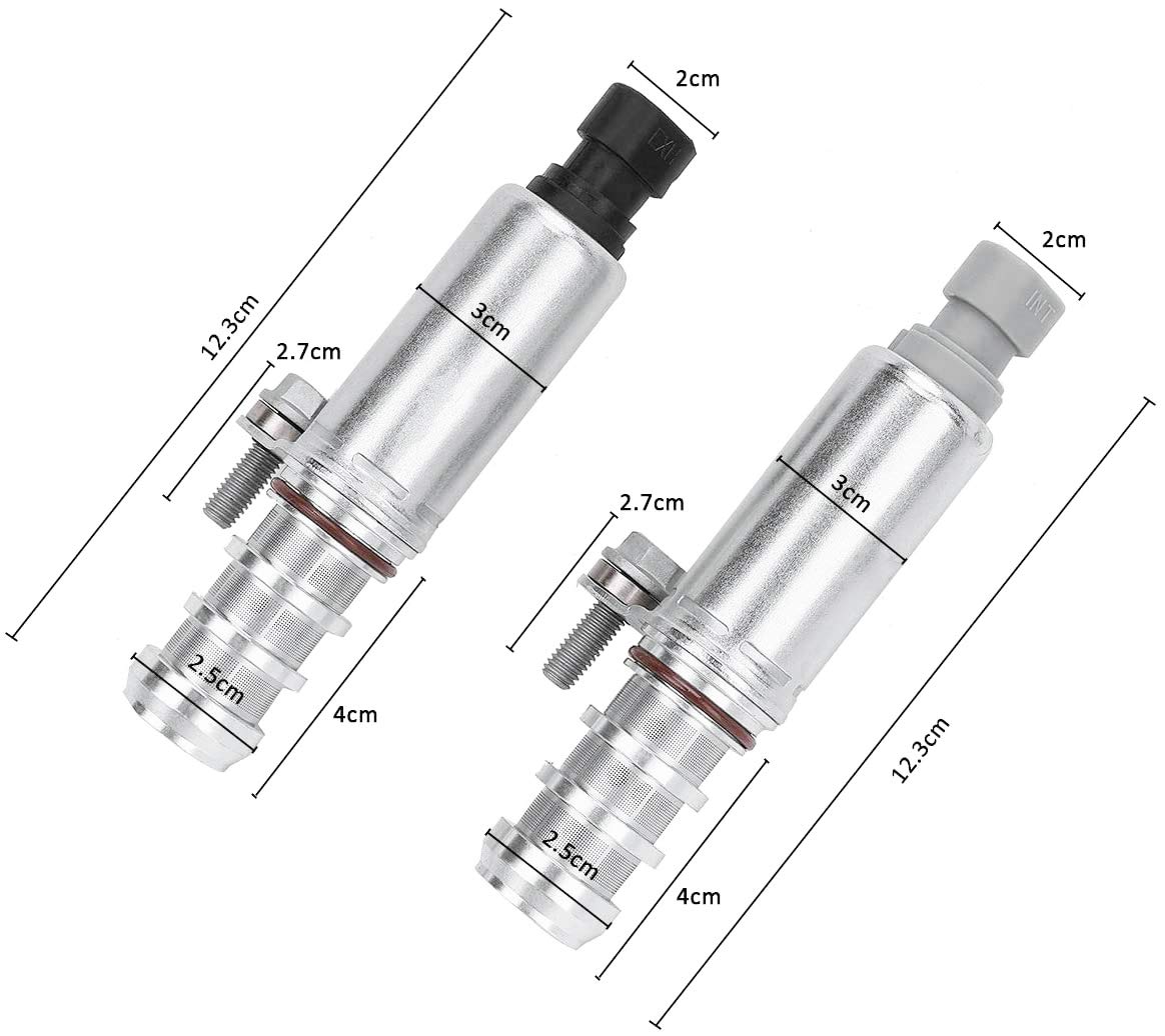 Pair Of 2 Intake & Exhaust Camshaft Position Actuator Solenoid Valve For Buick Chevy Captiva Cobalt Equinox Hhr Malibu Gmc Terra