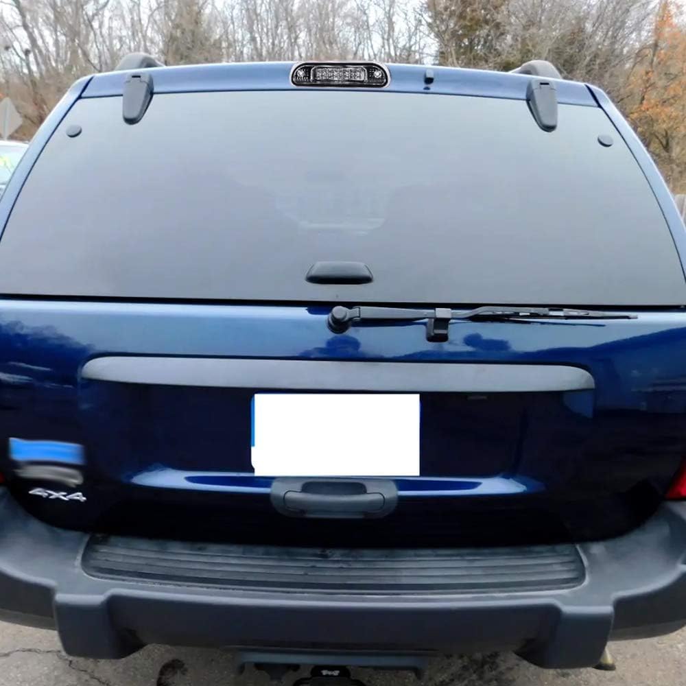 Cheda Third 3D Brake Lights, Compatible With 1999 2000 2001 2002 2003 2004 Jeep Grand Cherokee, Red Lens Clear Housing Led Bar T