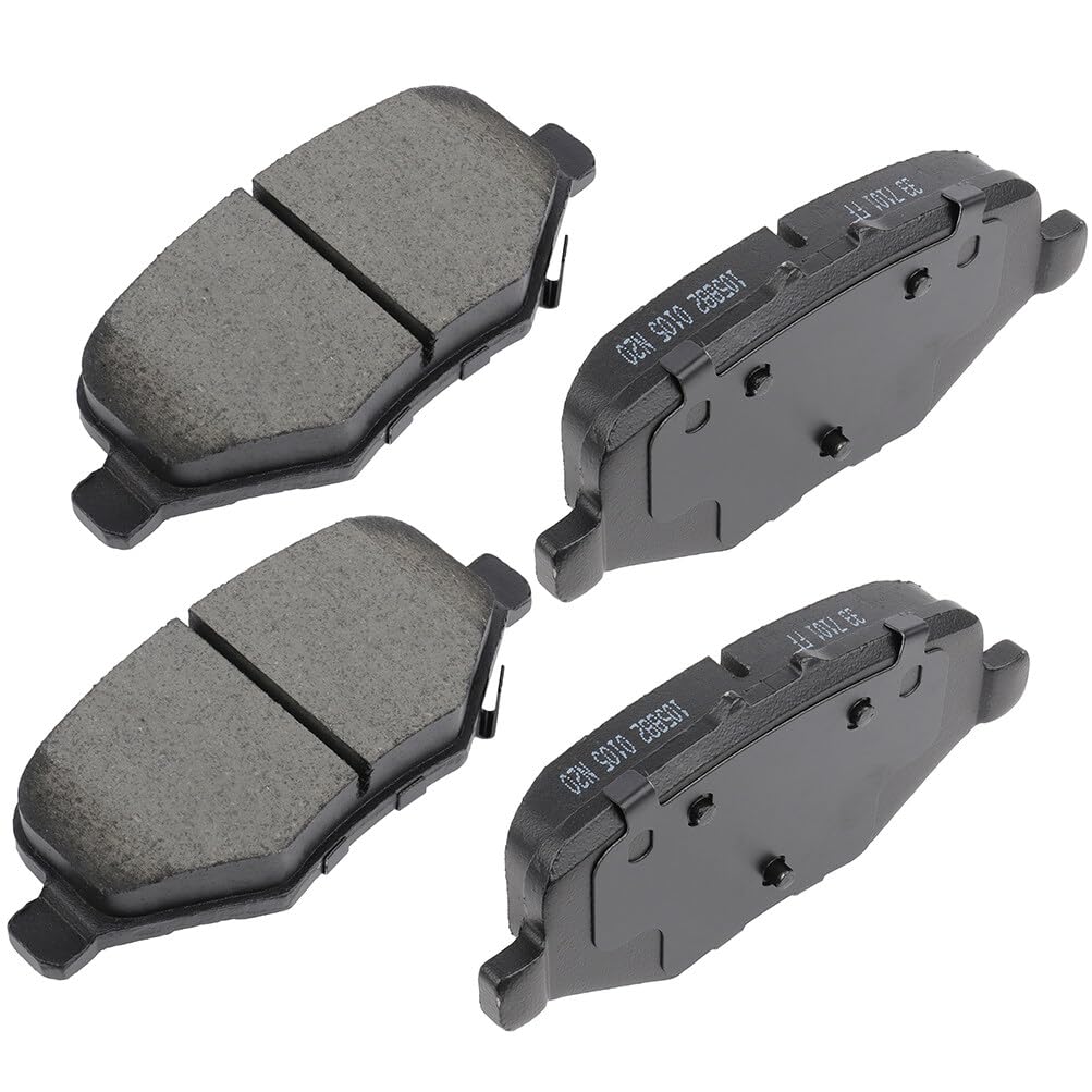 Cciyu D1612 Rear Ceramic Disc Brake Pads Kit For Chevrolet Cobalt Hhr Malibu For Ford Explorer Flex Police Interceptor Sedan Pol