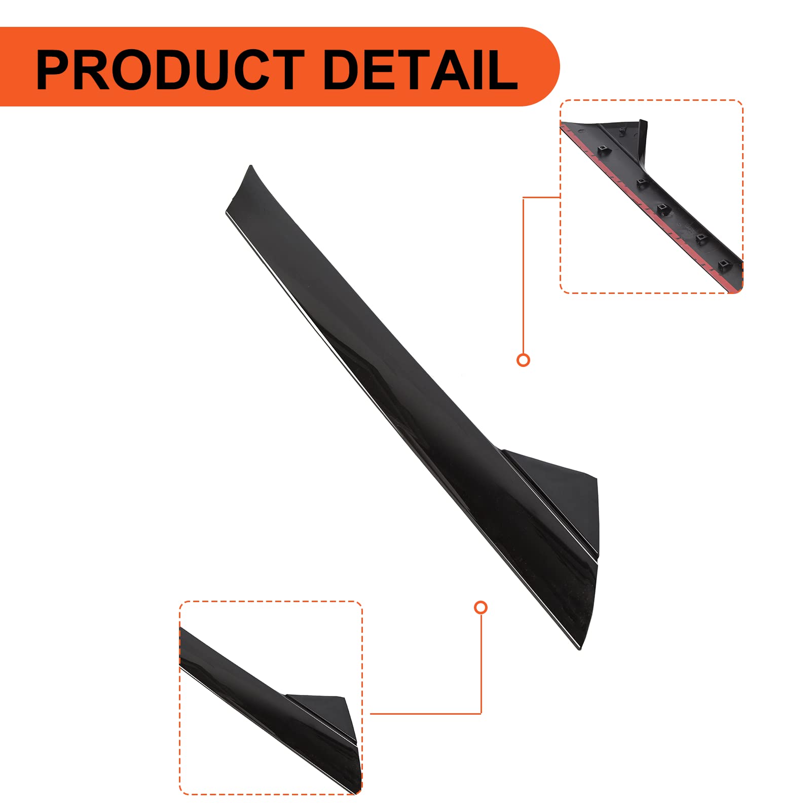 ECOTRIC Left A-Pillar Molding Windshield Trim for 2011-2019 Ford Explorer, Black, Driver Side, Replaces BB5Z-7803145-AA, BB5Z