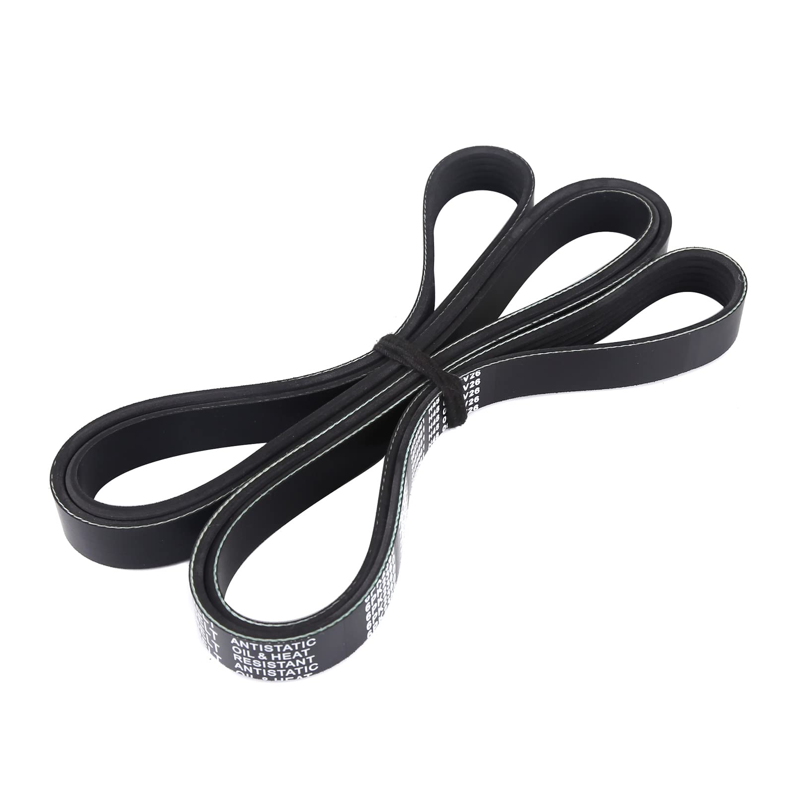 MOCA 6PK2360 EPDM Serpentine Belt Compatible with 2013-2016 GMC Acadia 3.6L & 2001 2002 GMC Savana 3500 8.1L & 2015-2008 Mercede