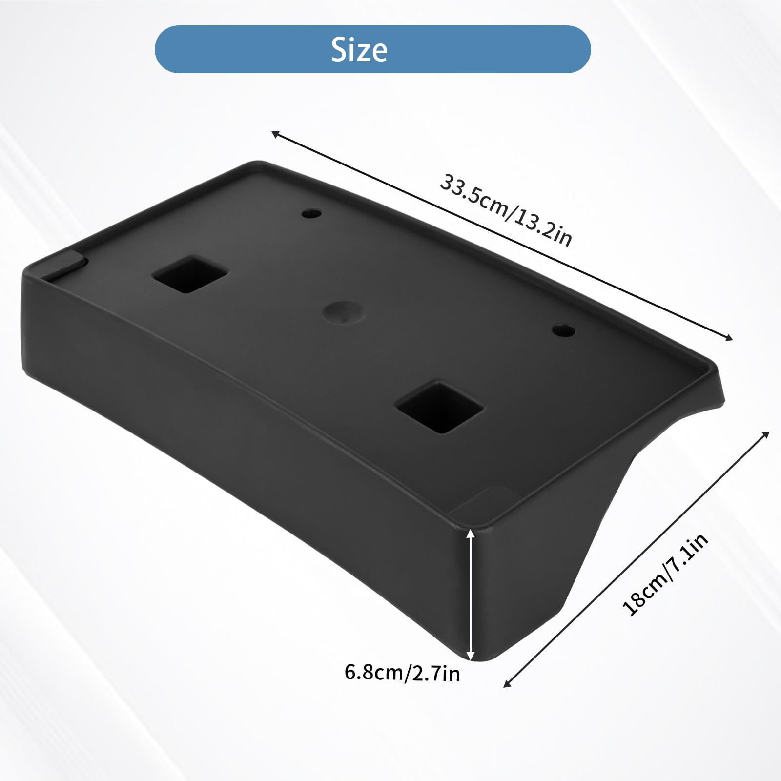 OKPARZ Replacement for Front Bumper License Plate Frame Bracket Ram 2500 3500 4500 5500 2019 2020 2021 2022 68362197AA