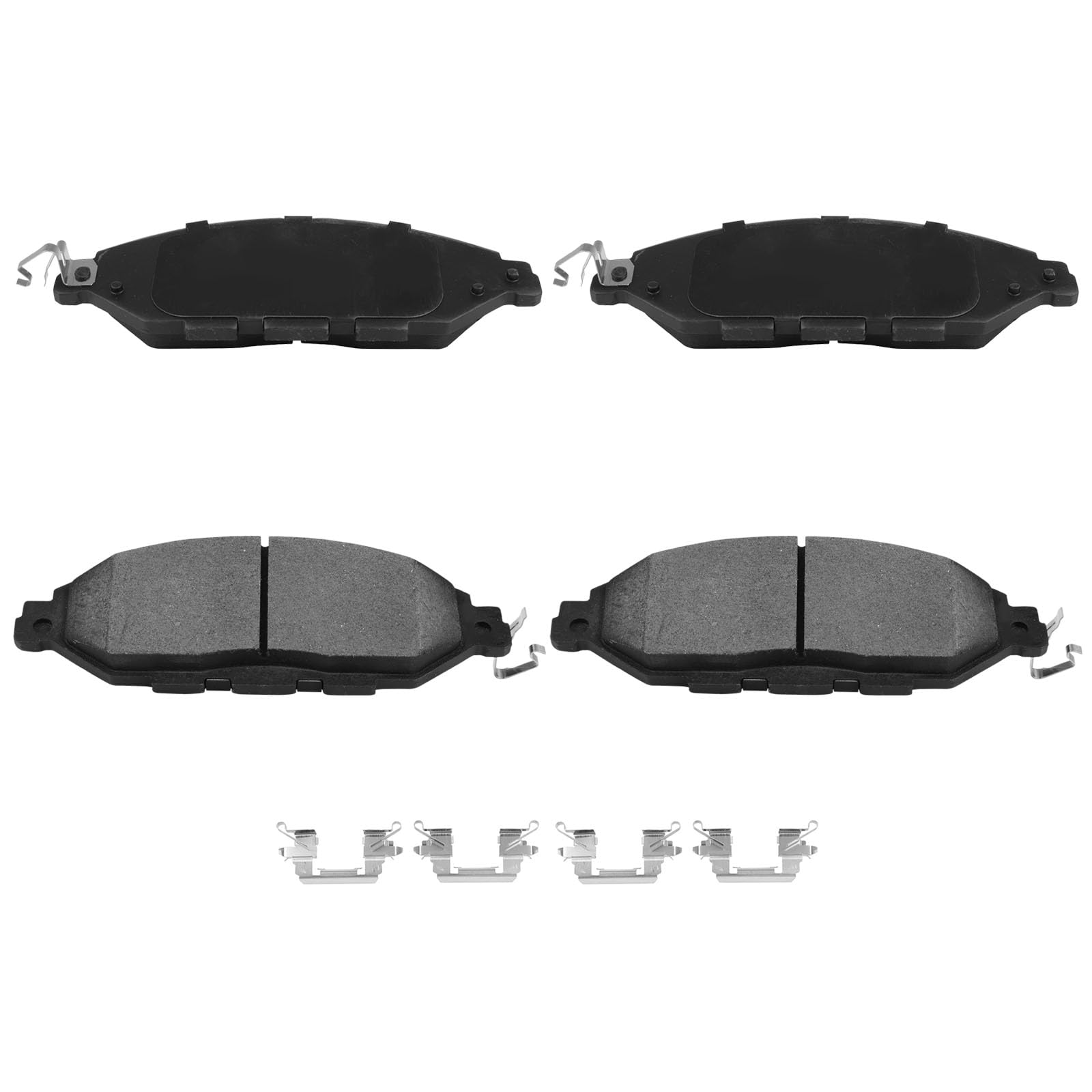 Automuto 4Pcs Front Ceramic Disc Brake Pads Set D1649 For Infiniti Jx35 2013,For Infiniti Qx60 2014-2019,For Nissan Murano 2015-