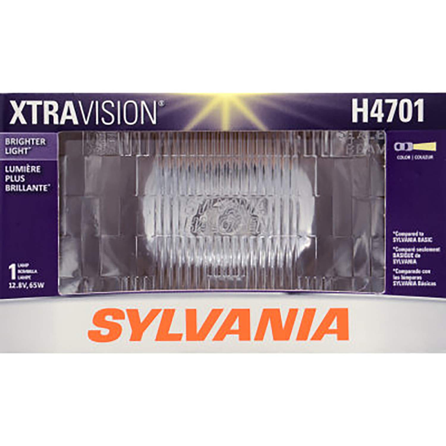 SYLVANIA - H4701 XtraVision Sealed Beam Headlight - Halogen Headlight Replacement Delivers More Downroad Visibility (Contains 1 