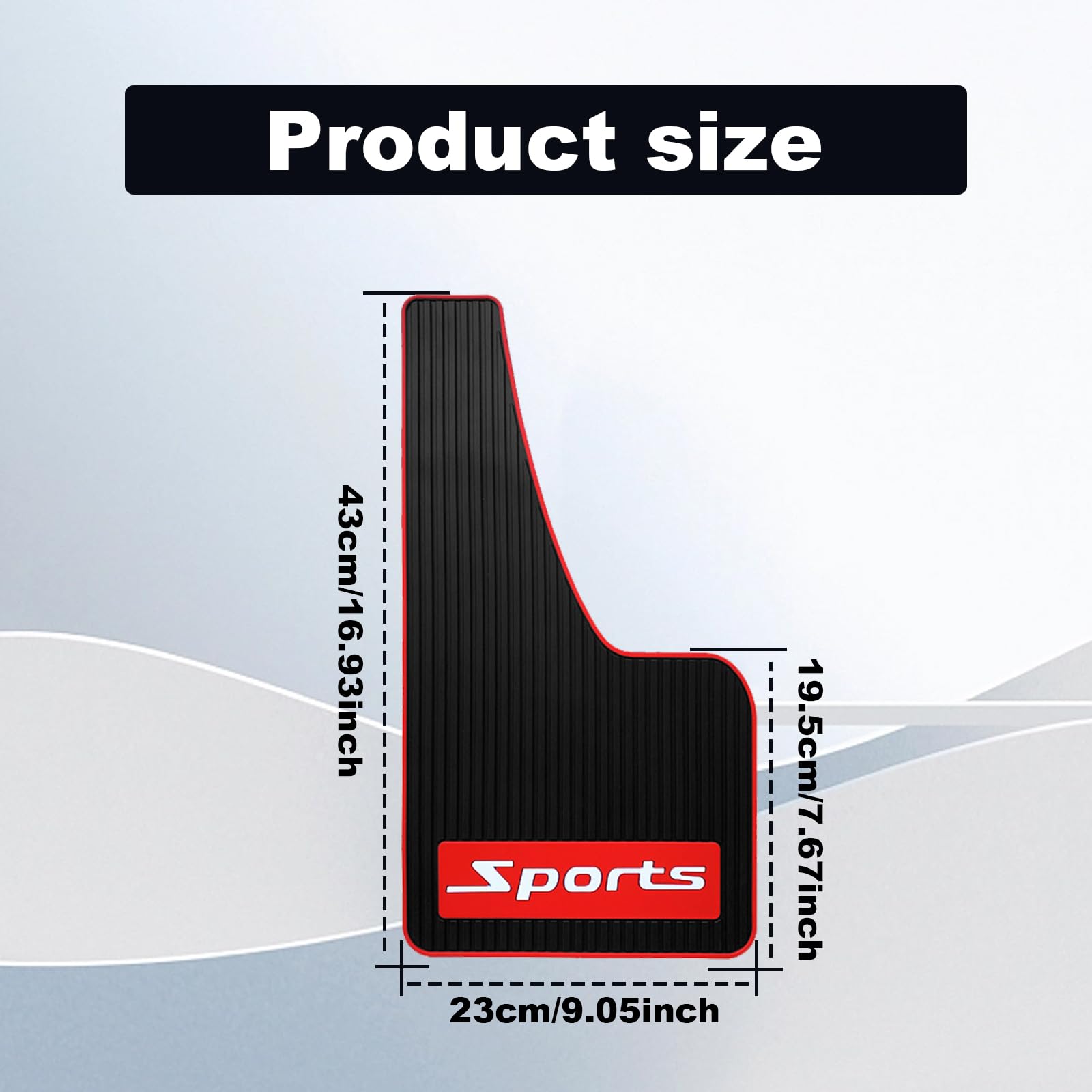 4 pcs Car Mud Flaps Universal Rubber Mudguard - Soft Material Automotive Fender - Splash Guards Rubber mud Guard Universal Picku