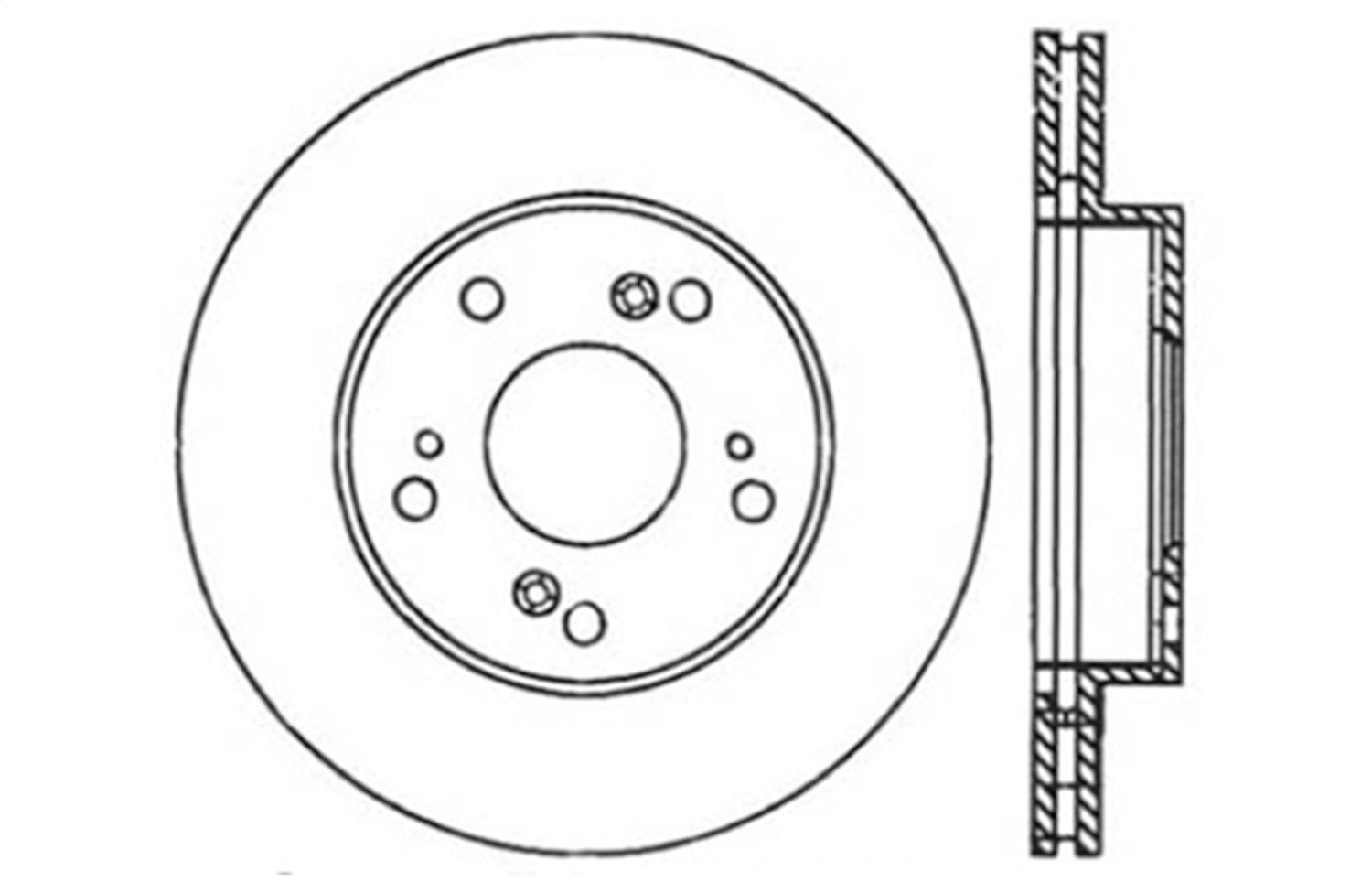 StopTech 127.40056L Sport Drilled/Slotted Brake Rotor (Front Left), 1 Pack