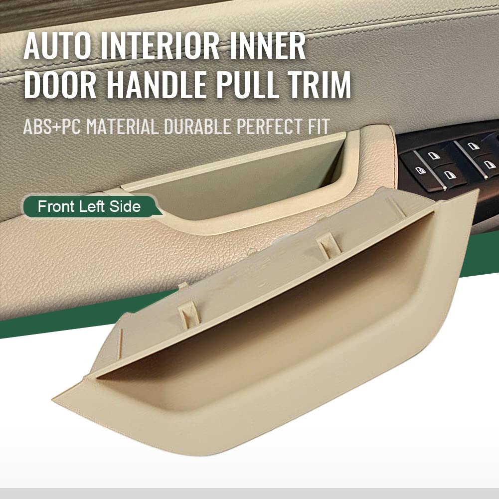 Gzyf For Bmw X3 X4 Door Armrest Cover,Car Interior Door Handle Pull Trim, Driver Side Container Trim Door Armrest Handle Storage