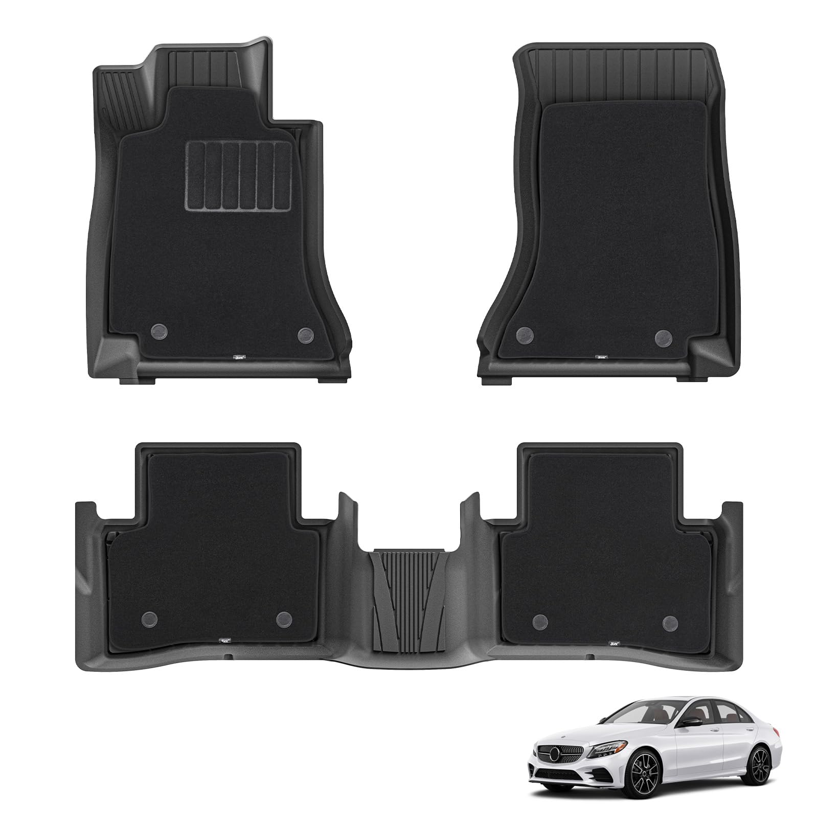 3W Cargo Liner Compatible For Benz Glc Trunk Mat 2023 2024 2025 All Weather Custom Fit Trunk Liner For Benz Glc Heavy Duty Trunk