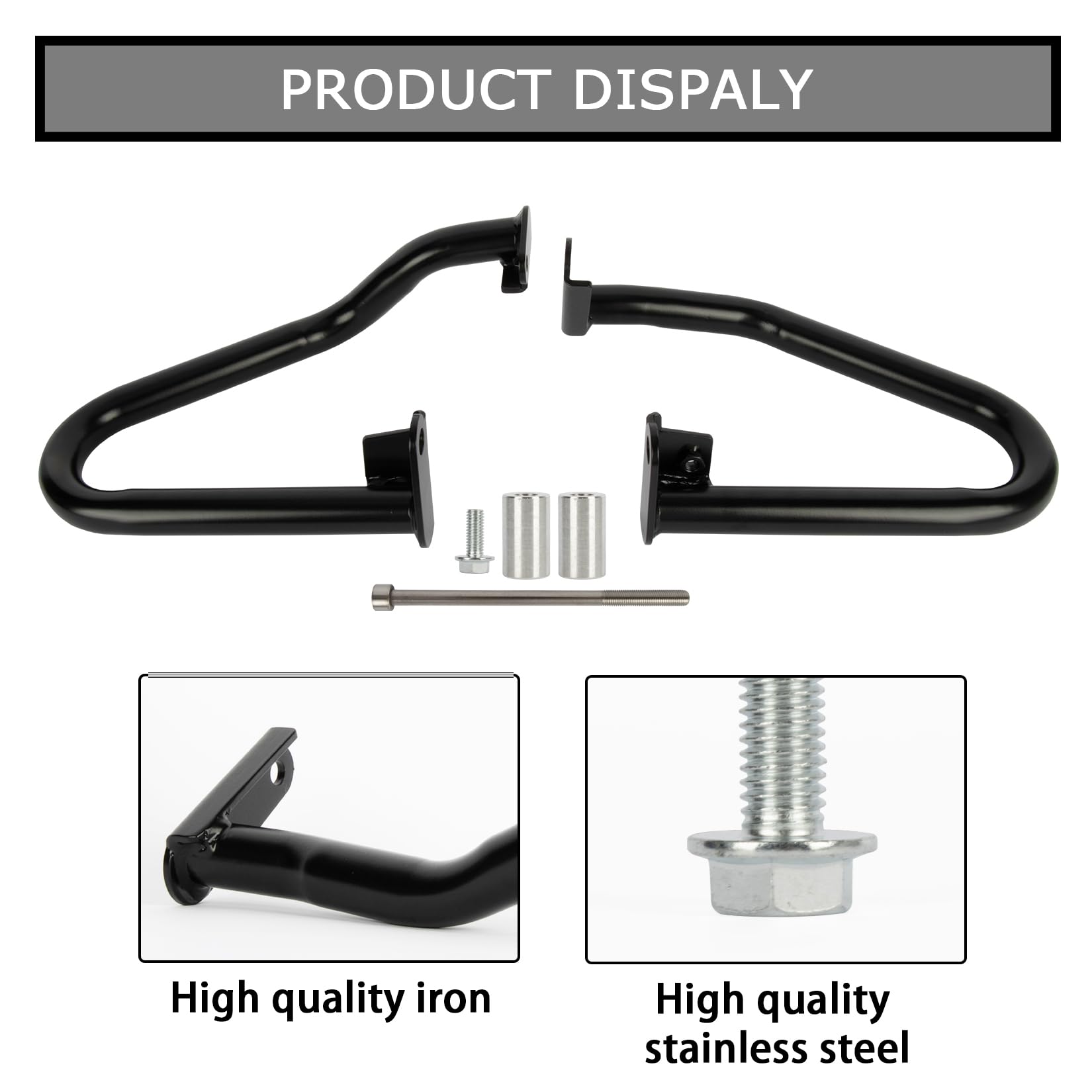 Rebel 1100 Crash Bar - PSLER Engine Guard Highway Crash Bars for CMX Rebel 1100 Rebel1100 DCT Rebel 1100T 2021 2022 2023 2024 Mo