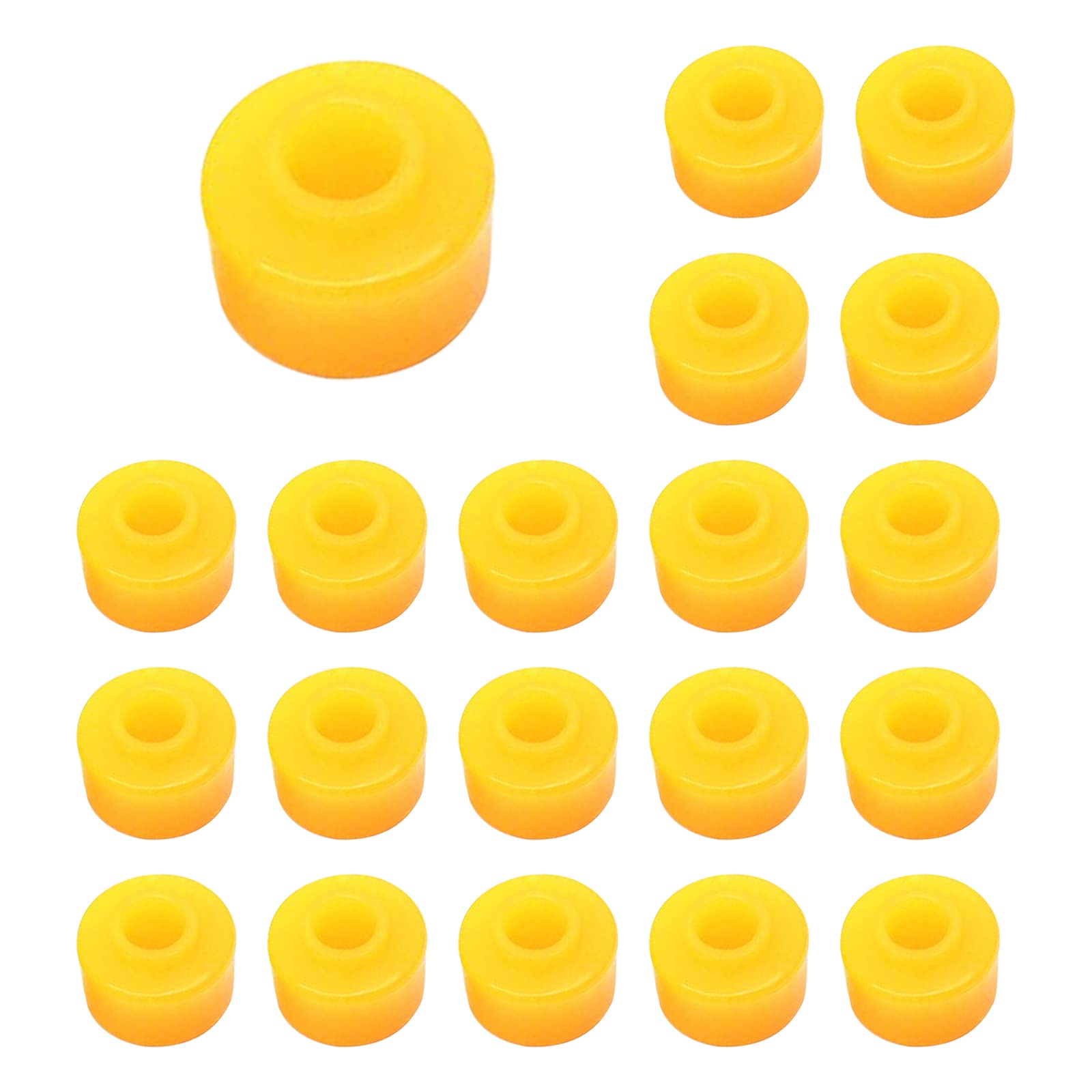 S Sydien Shock Bushings 20Pcs, 11Mmx27Mmx19Mm Vehicle Car Rubber Bushing Damper Replacement, Universal Shock Tower Grommets
