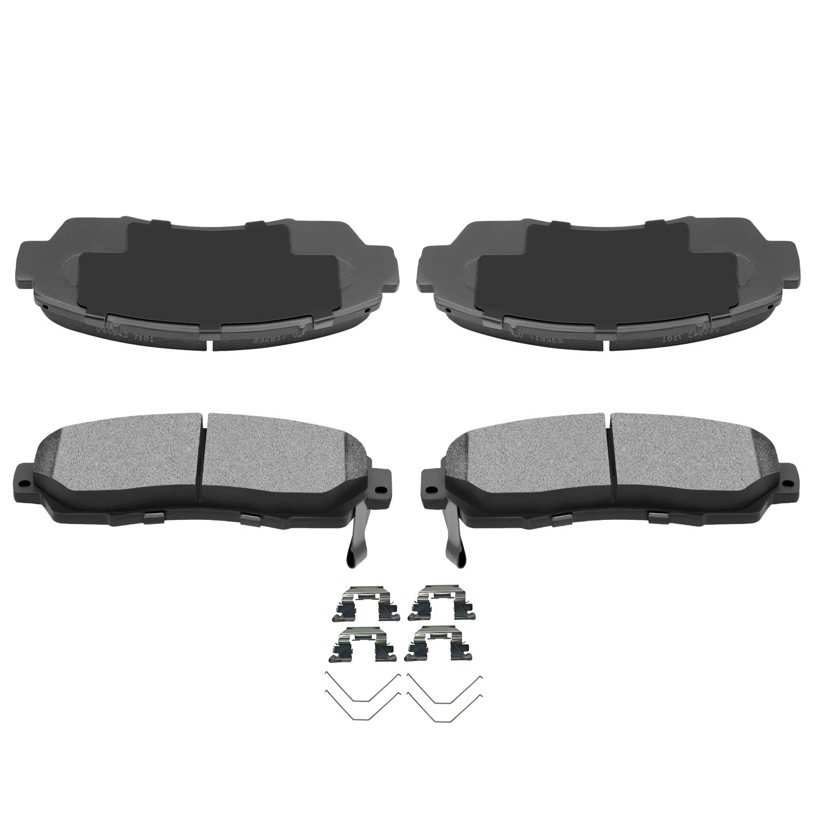 Automuto 4Pcs Front Ceramic Disc Brake Pads Set D1521 For Acura Rdx 2019,For Honda Crosstour 2012-2015,For Honda Odyssey 2011-20