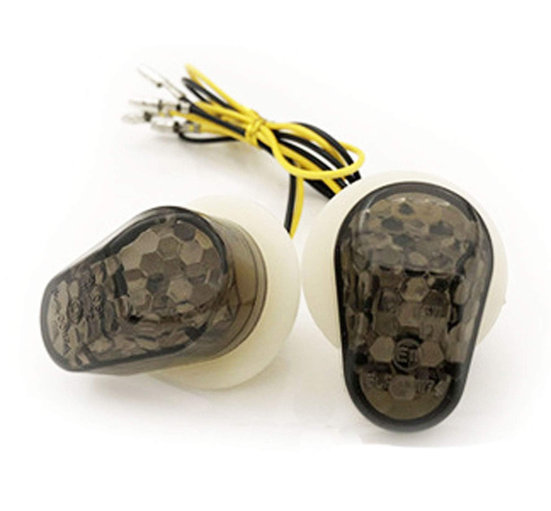 Samdo Motorcycle Flush Mount Led Turn Signals Smoke For Yamaha Fz1 Fz6 Fzr Fazer Yzf R1 R6 R6S Fz1 Fz6 Fz8 Fazer Xj6 Mt03