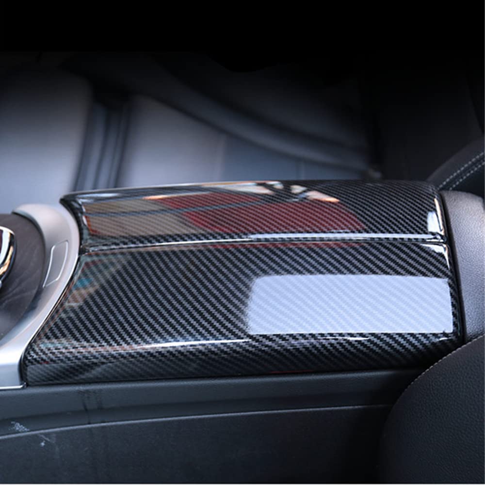 Abs Plastic Center Console Trim Cover Armrest Box Trim Covers Fit For Mercedes-Benz C Class W205 (C180 C200 C250 C300 C350E)