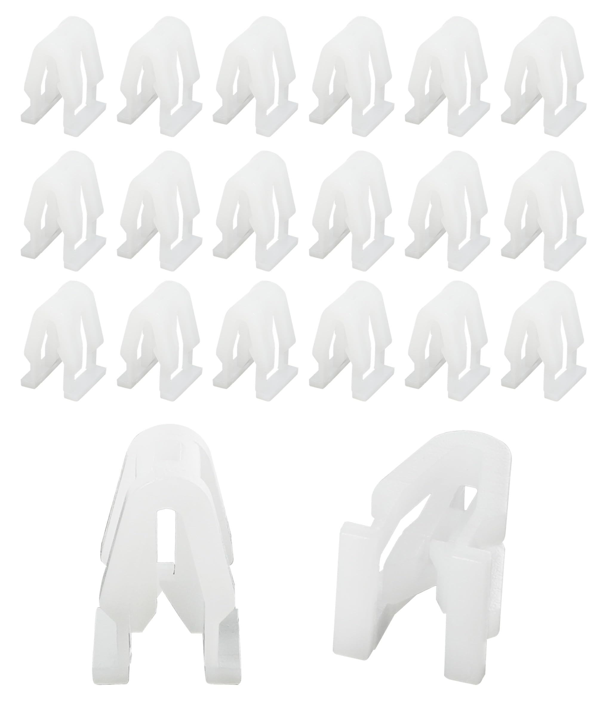 Racoona 20Pcs Car Clips,Dashboard Trim Clips,Automotive Clips Plastic Fasteners,Car Accessories Car Front Console Retainer,Dash Dashboard Trim Clip,Dash Retainer Clips Replacement,Fit For Most Cars